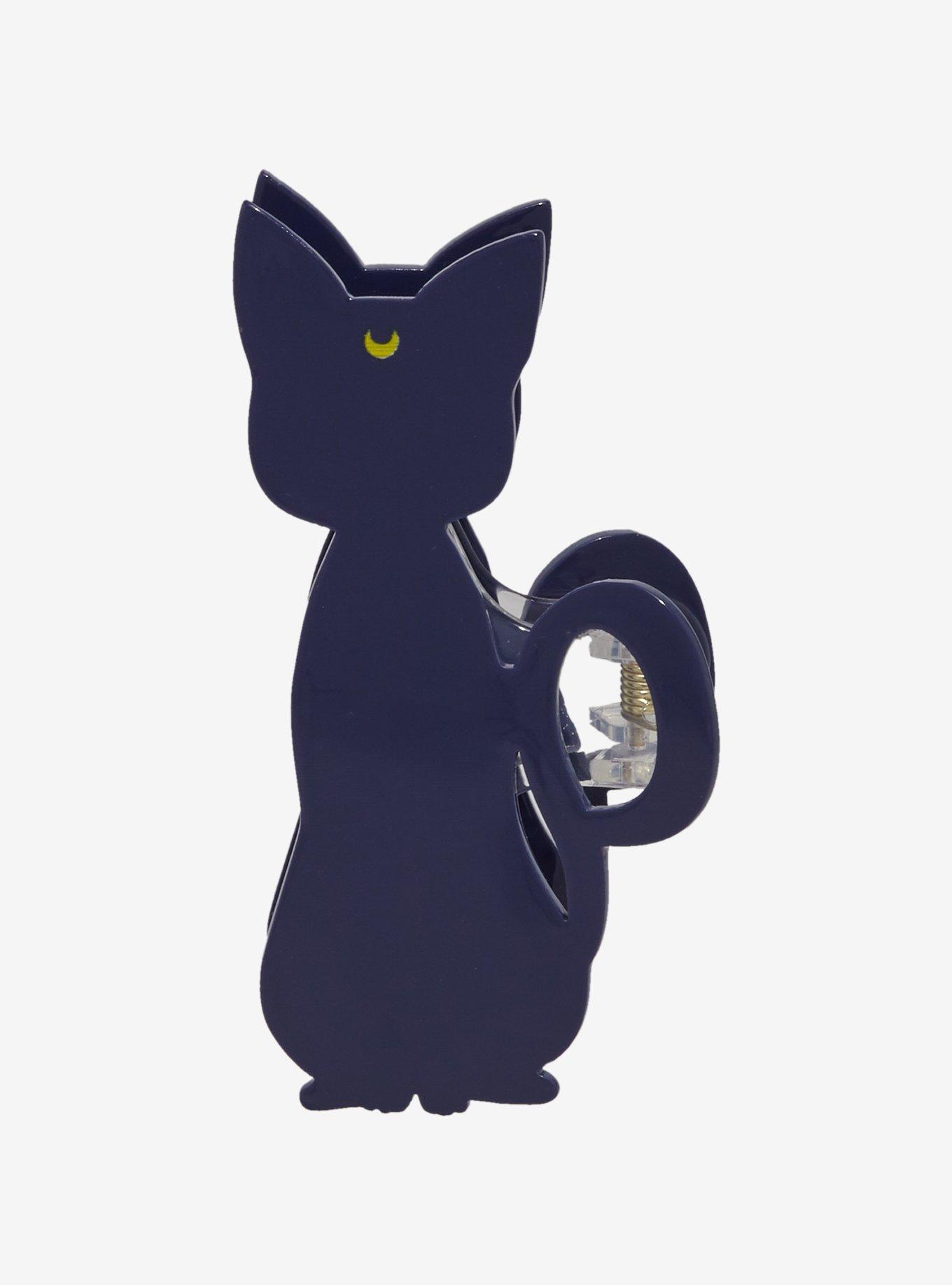 Sailor Moon Luna Silhouette Figural Claw Clip - BoxLunch Exclusive, , hi-res