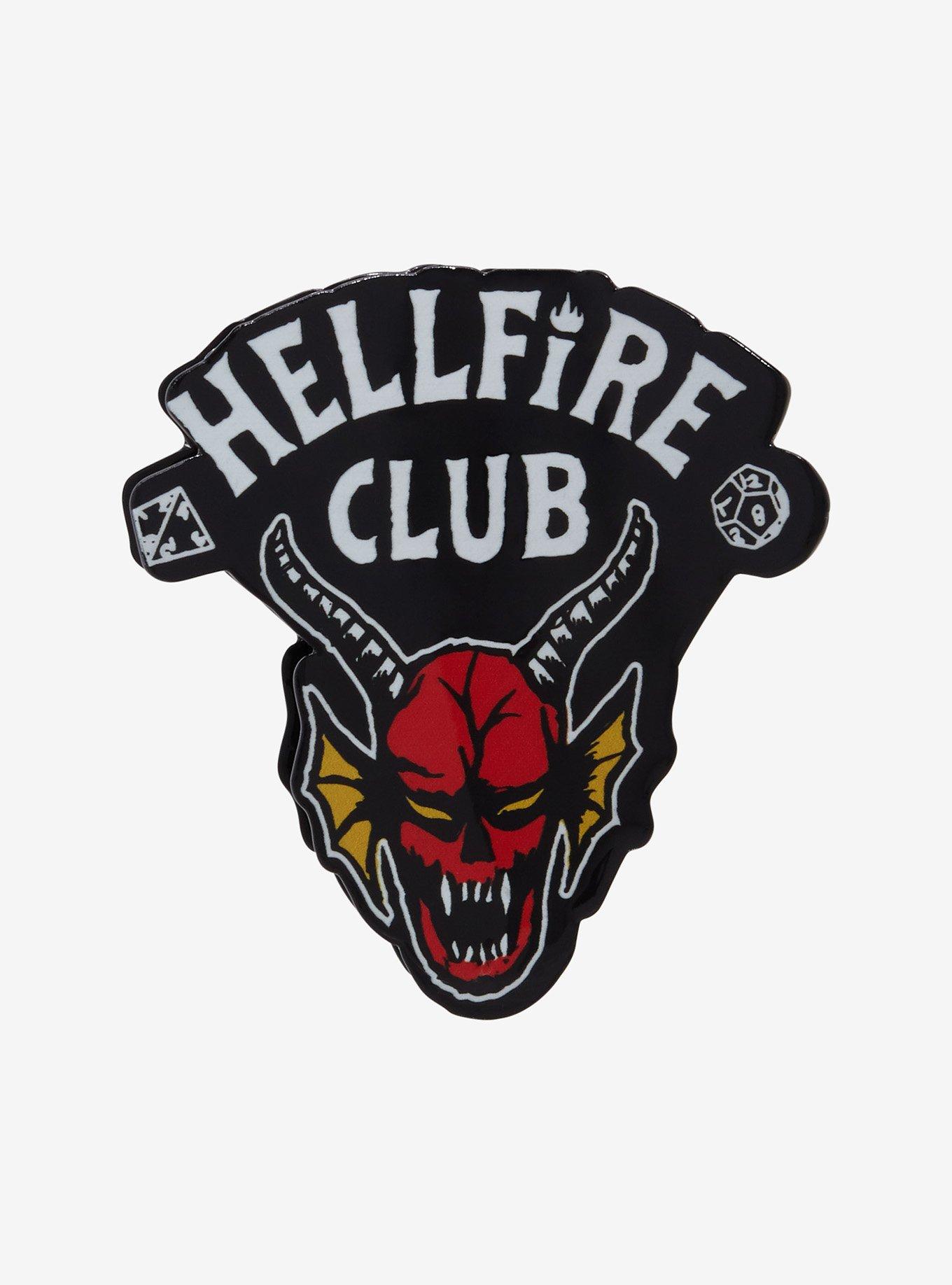 Stranger Things Hellfire Club Logo Figural Claw Clip