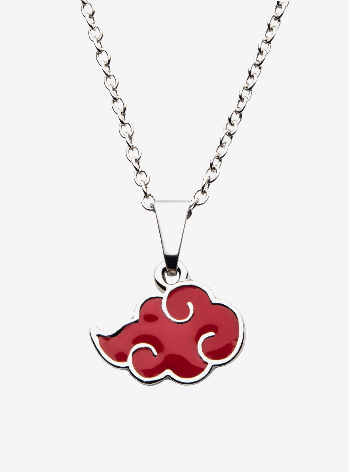 Naruto Shippuden Akatsuki Cloud Pendant Necklace, , hi-res