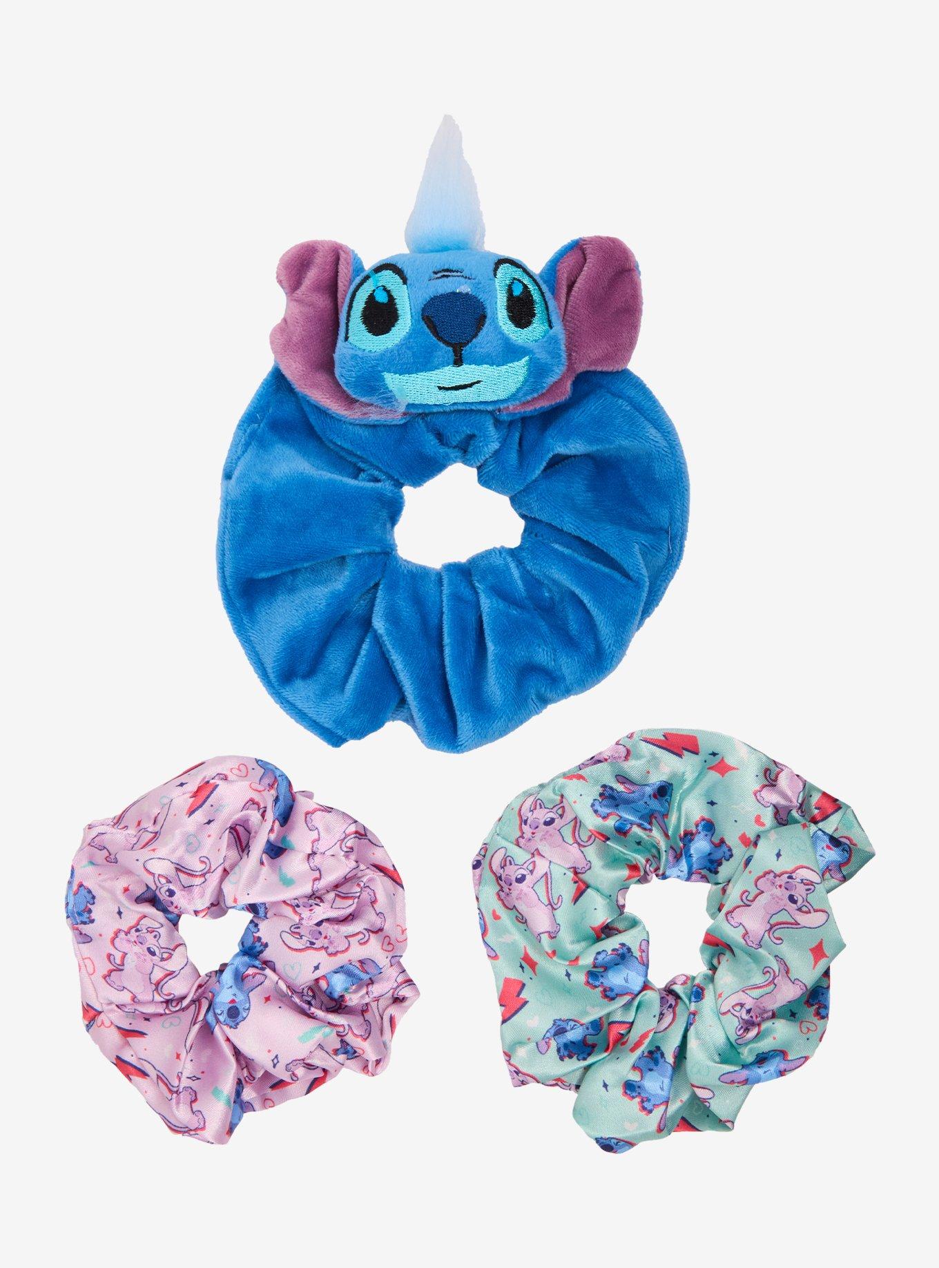 Disney Stitch Angel Toss Figural Hair Scrunchie Set, , hi-res