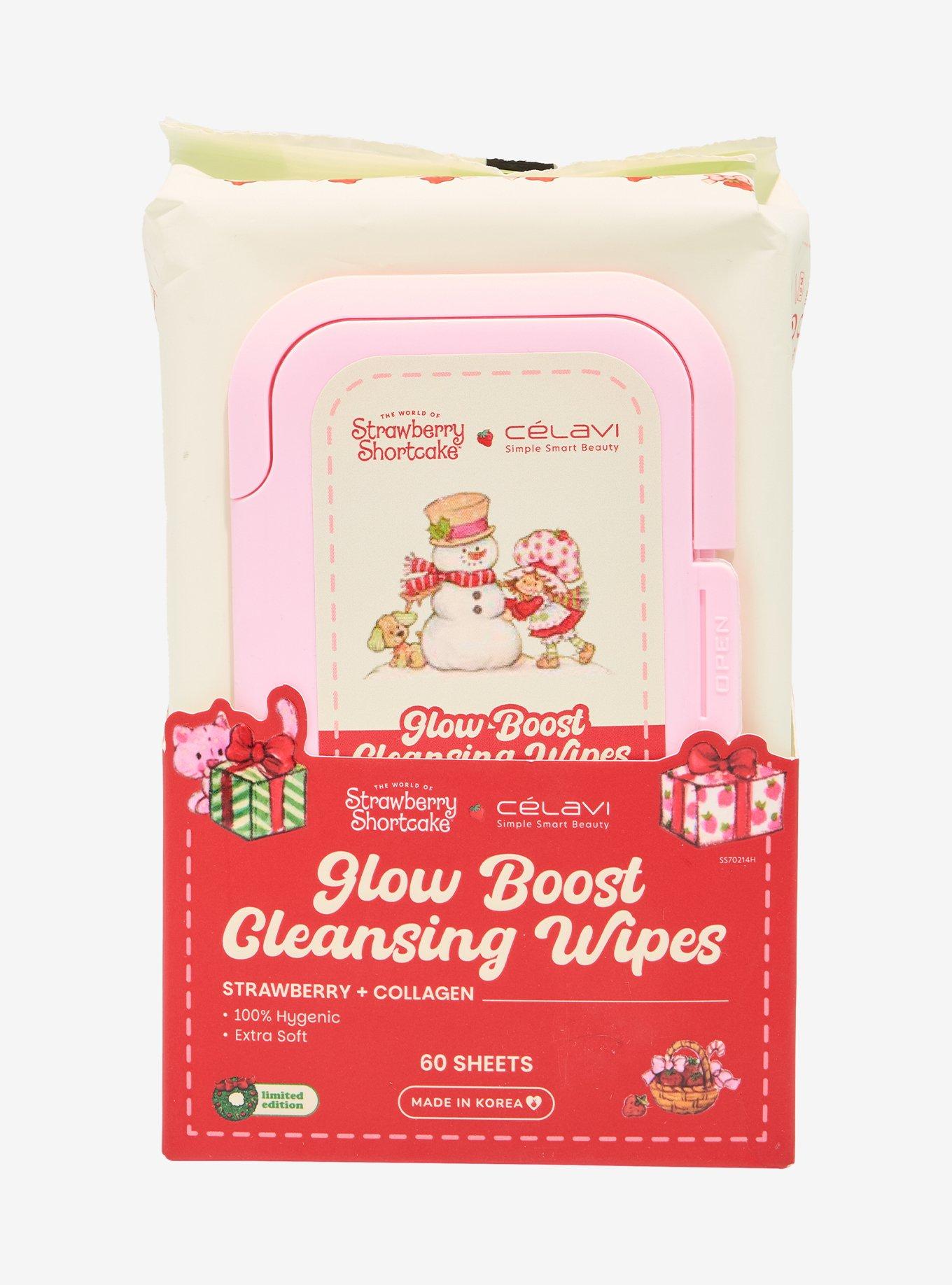 Célavi x Strawberry Shortcake Glow Boost Cleansing Wipes