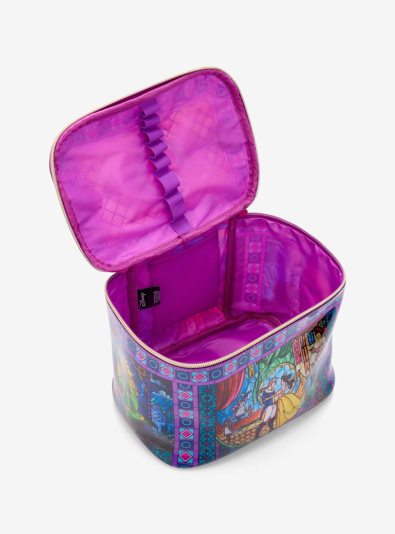 Disney Beauty and the Beast Stained Glass Cosmetic Case &mdash; BoxLunch Exclusive, , alternate