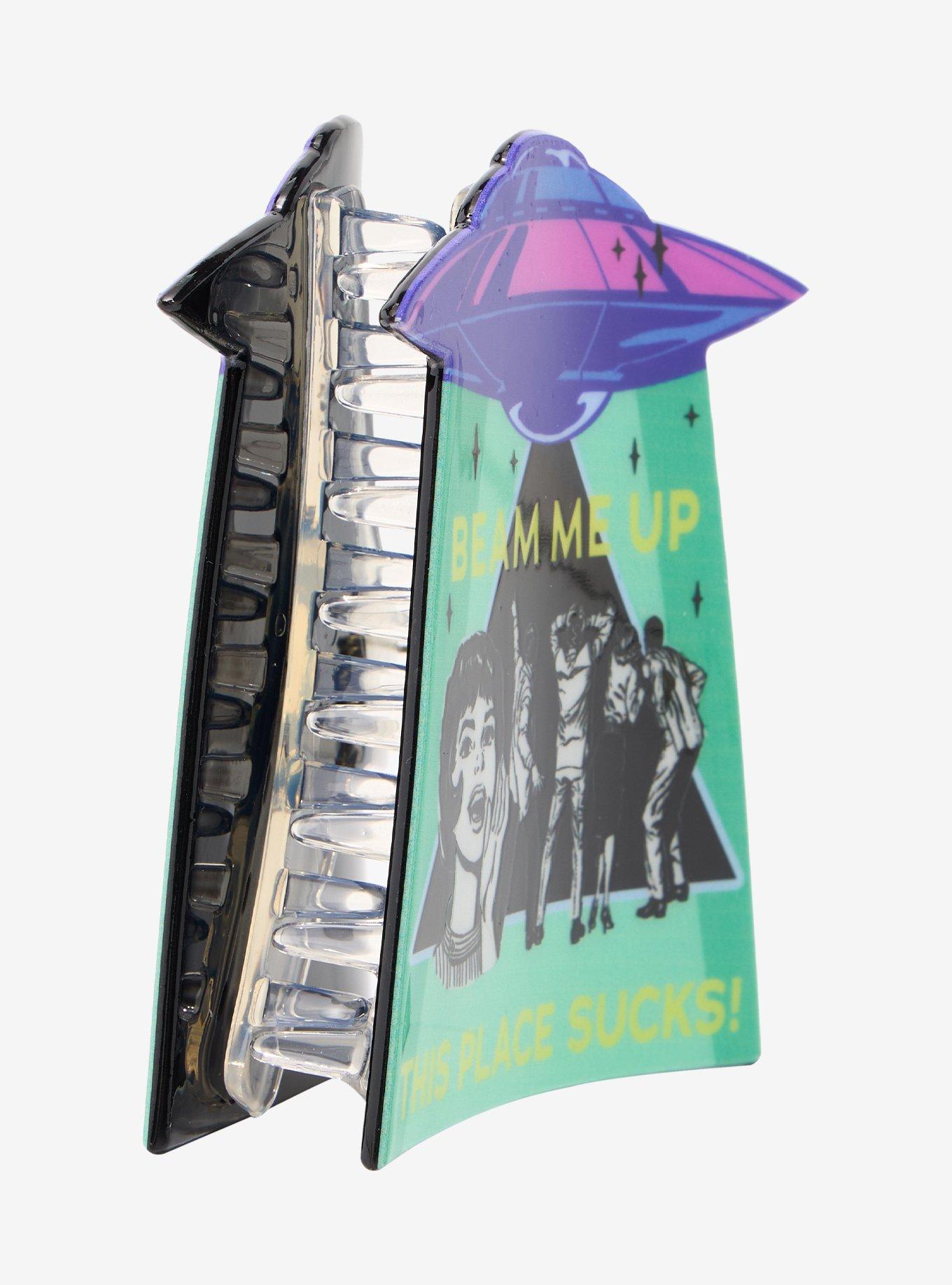 Stranger Things Beam Me Up Claw Clip — BoxLunch Exclusive, , alternate