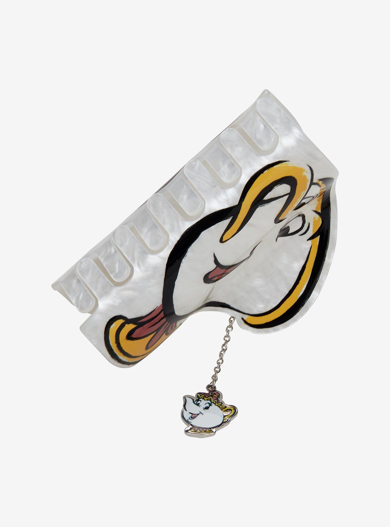 Disney Beauty and The Beast Chip Figural Claw Clip &mdash; BoxLunch Exclusive, , hi-res