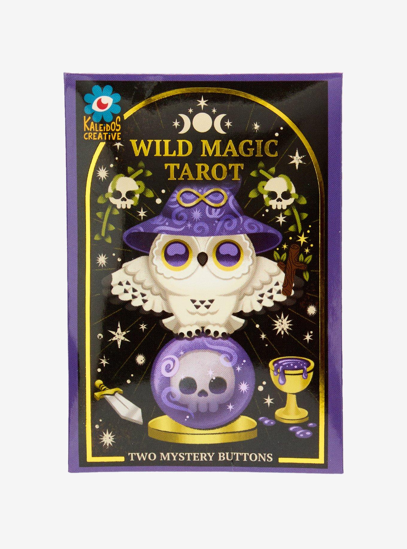 Kaleidos Creative Wild Magic Tarot Blind Bag Button Pin Set, , hi-res