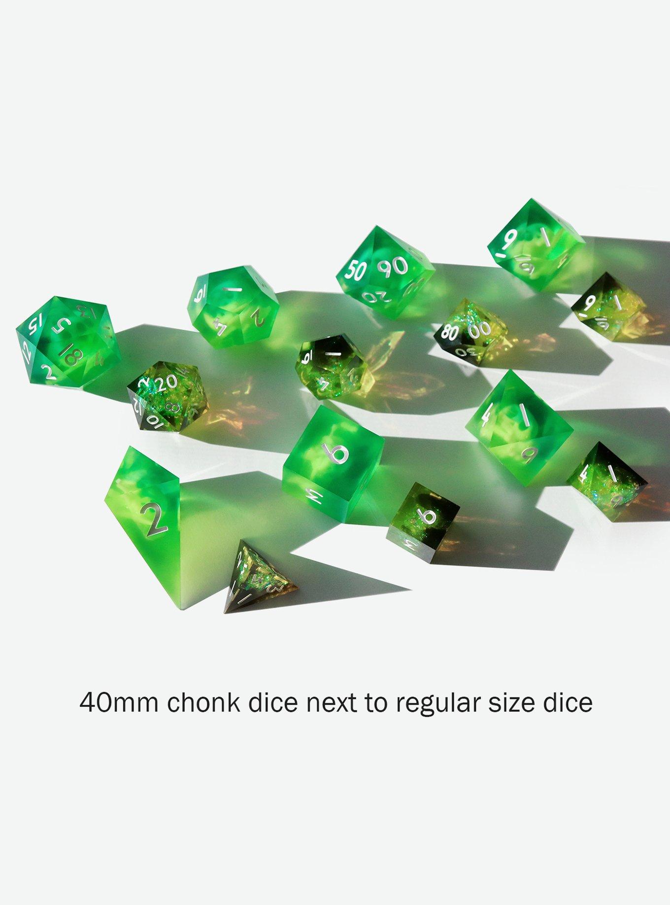 Everything Dice Gelatinous Cube Chonk Dice Set