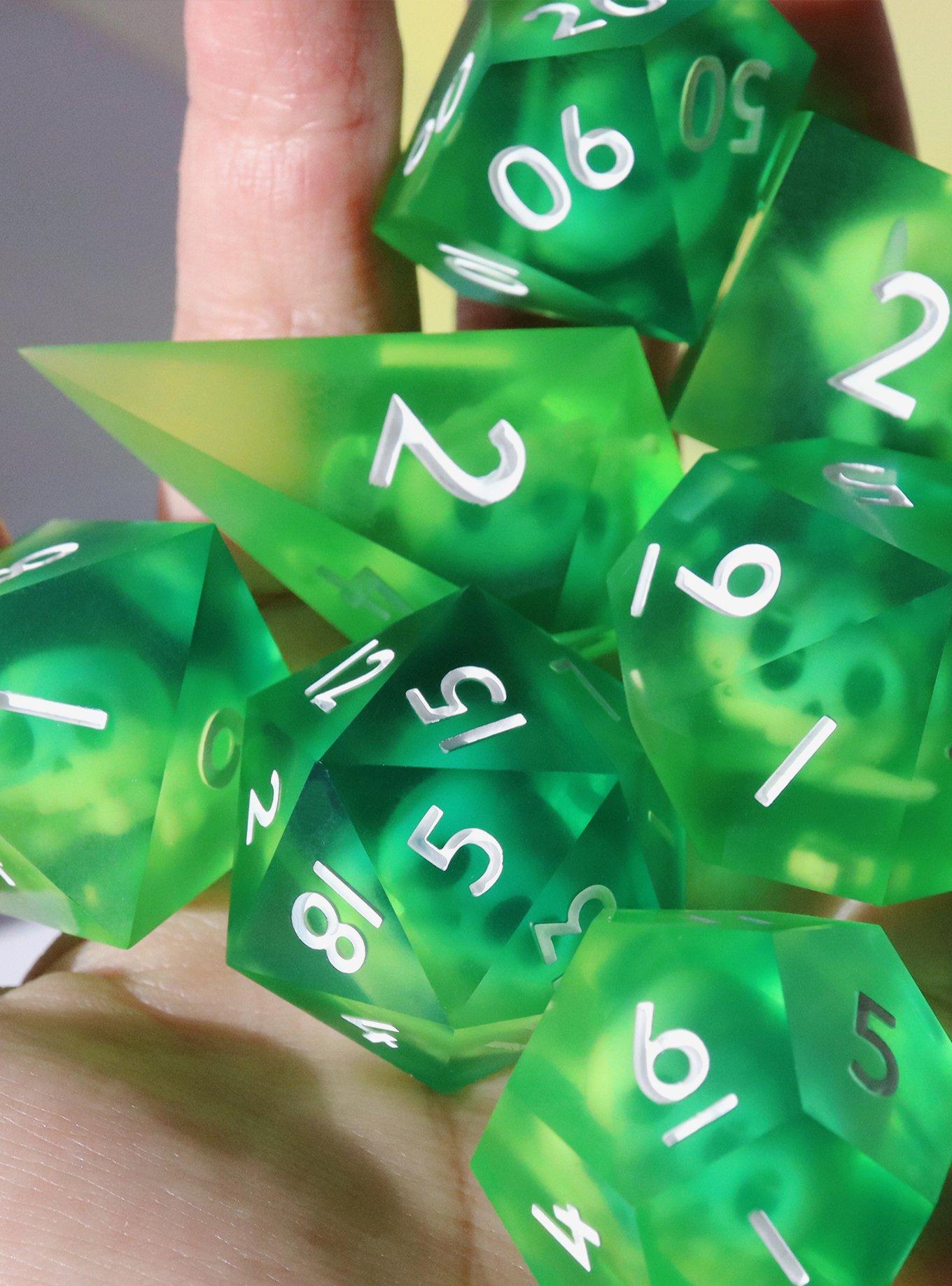 Everything Dice Gelatinous Cube Chonk Dice Set, , alternate