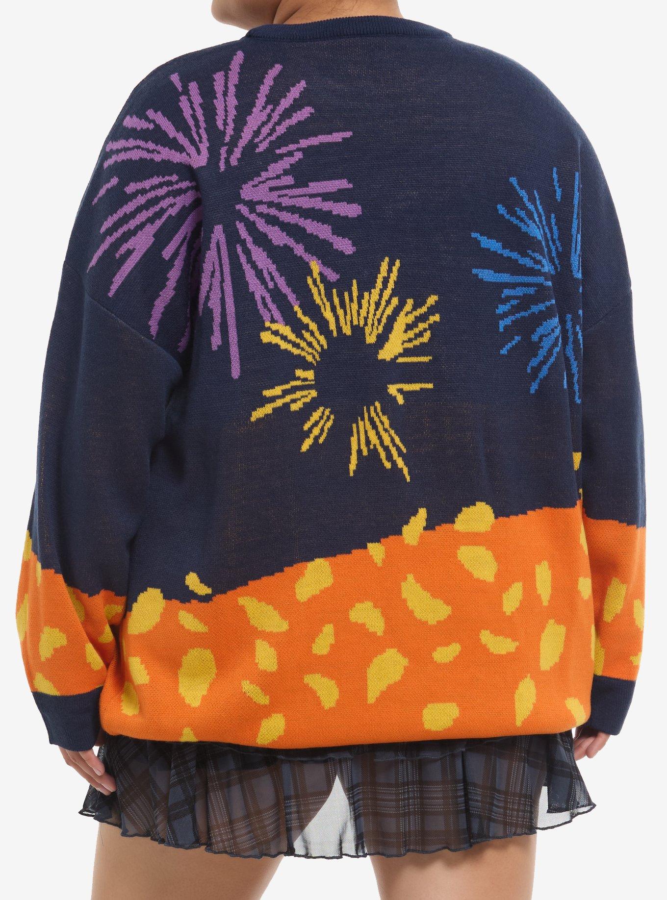 Disney Pixar Coco Miguel & Dante Girls Oversized Sweater Plus Size, , alternate