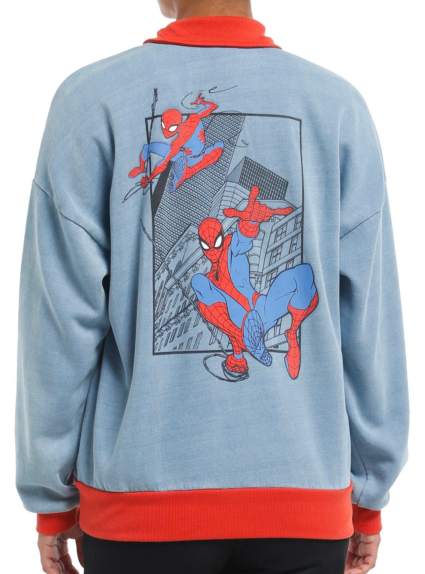 Marvel Spider-Man Comic Girls Bomber Jacket, , hi-res