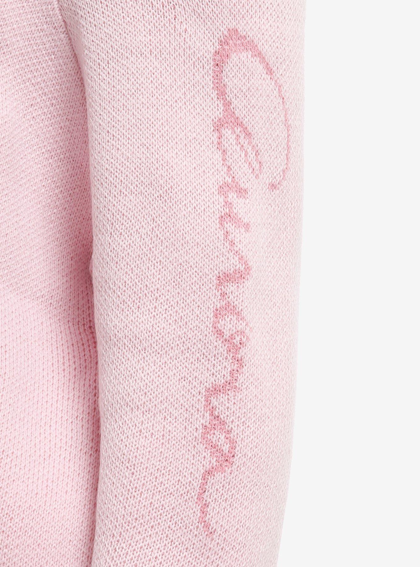 Disney Sleeping Beauty Aurora Girls Cold-Shoulder Sweater, , alternate