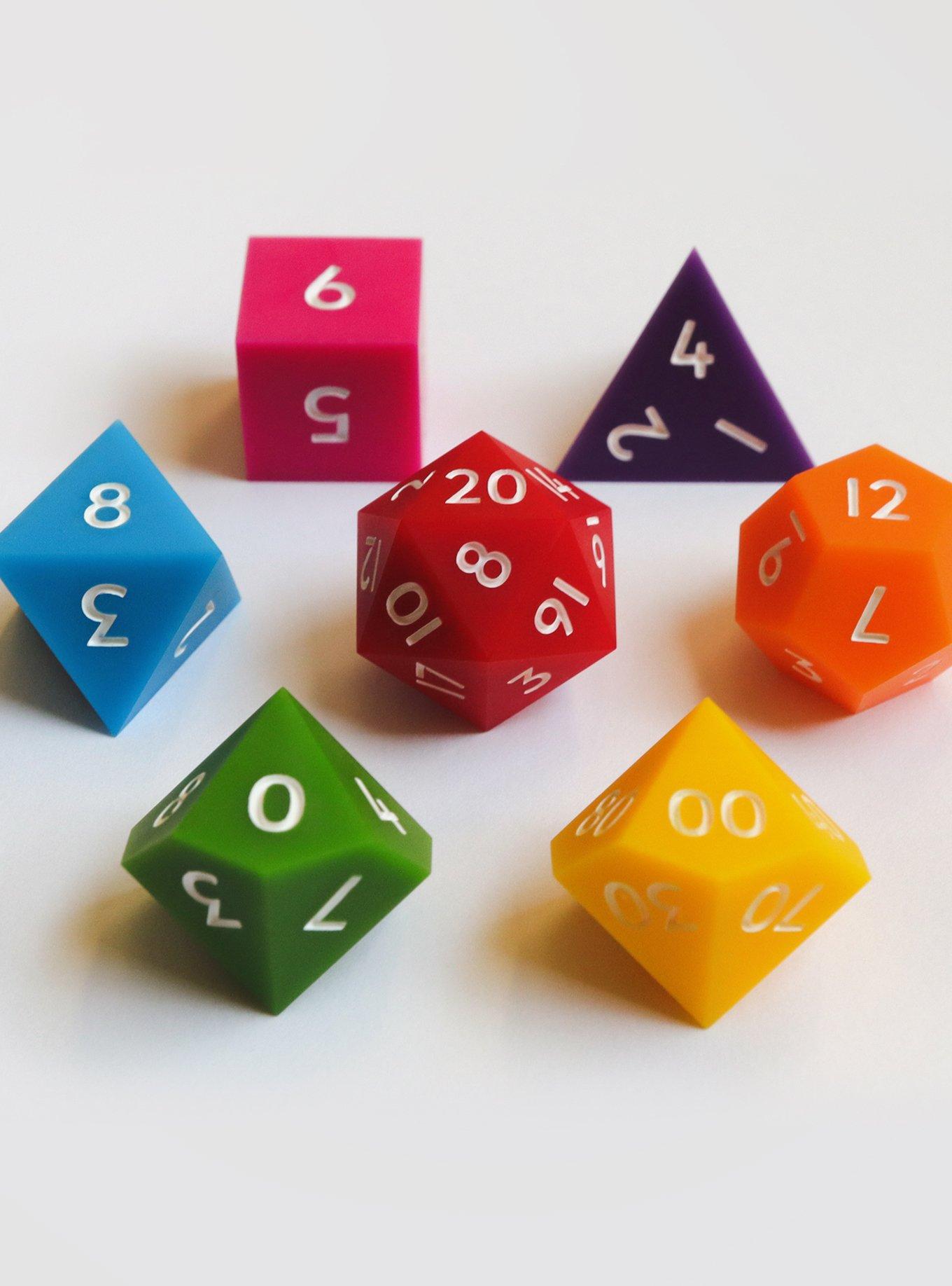 Everything Dice Rainbow Classic Dice Set, , alternate
