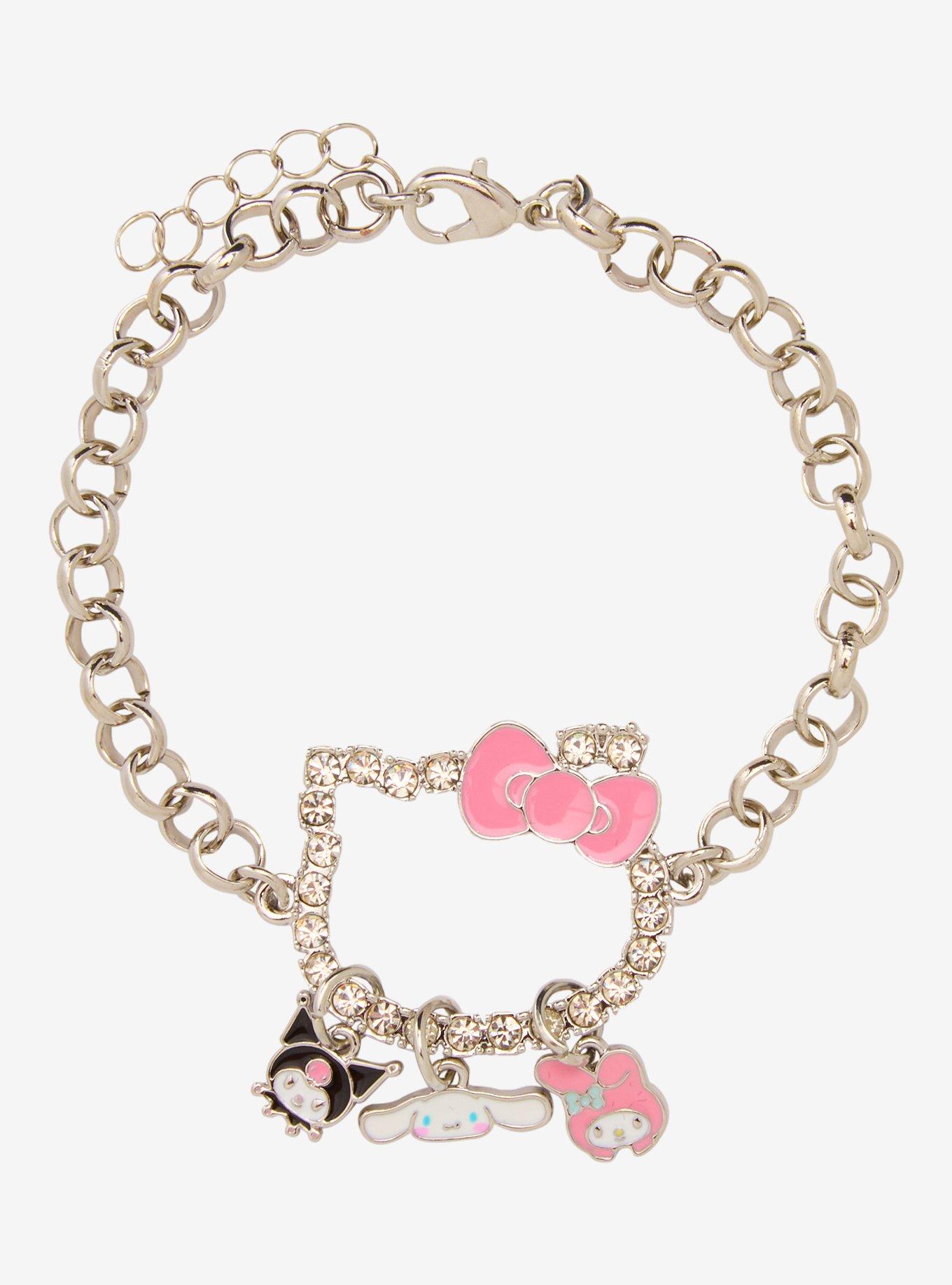Hello Kitty And Friends Bling Chain Bracelet, , hi-res