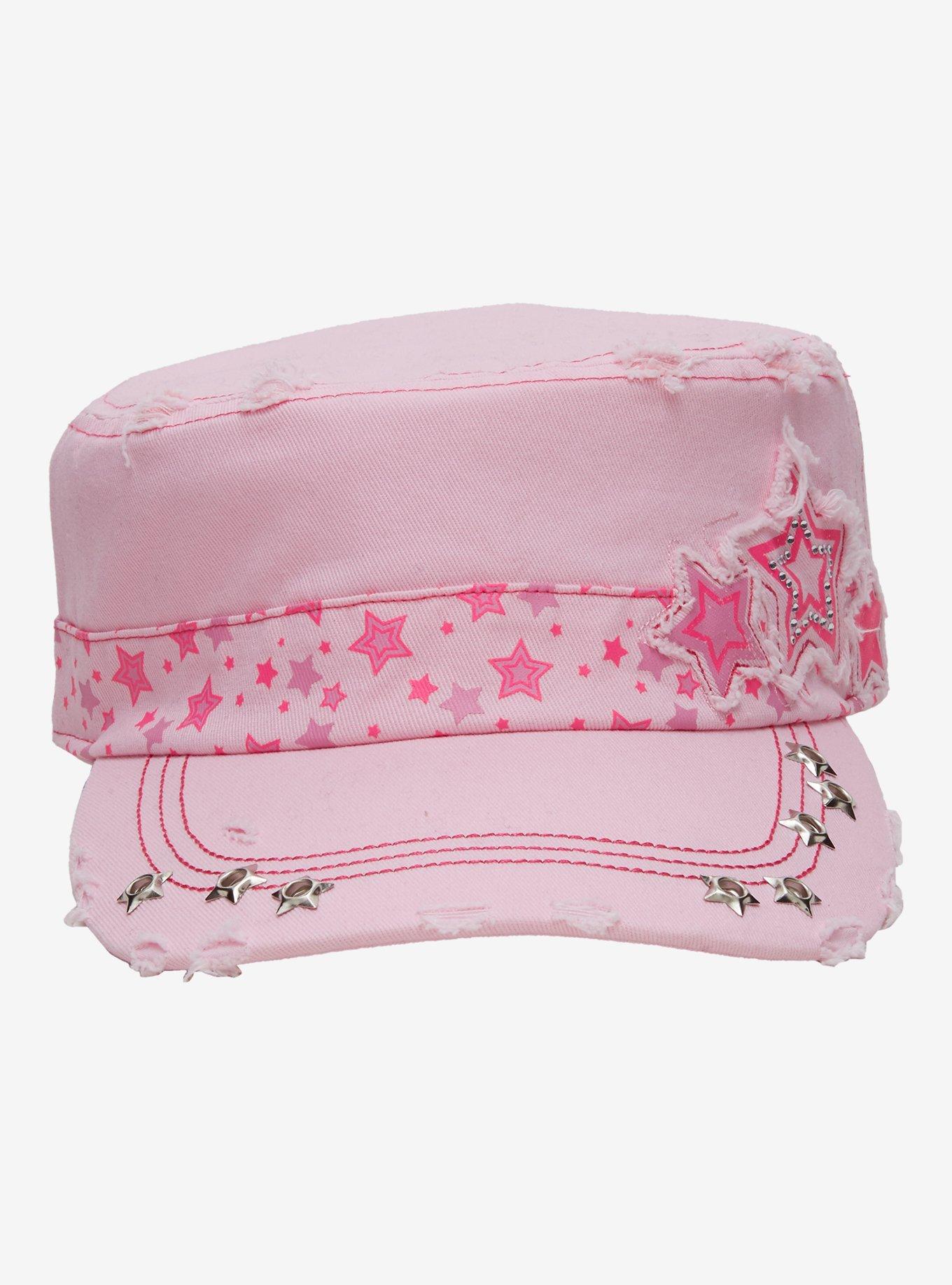 Pink Star Hardware Cadet Hat, , hi-res