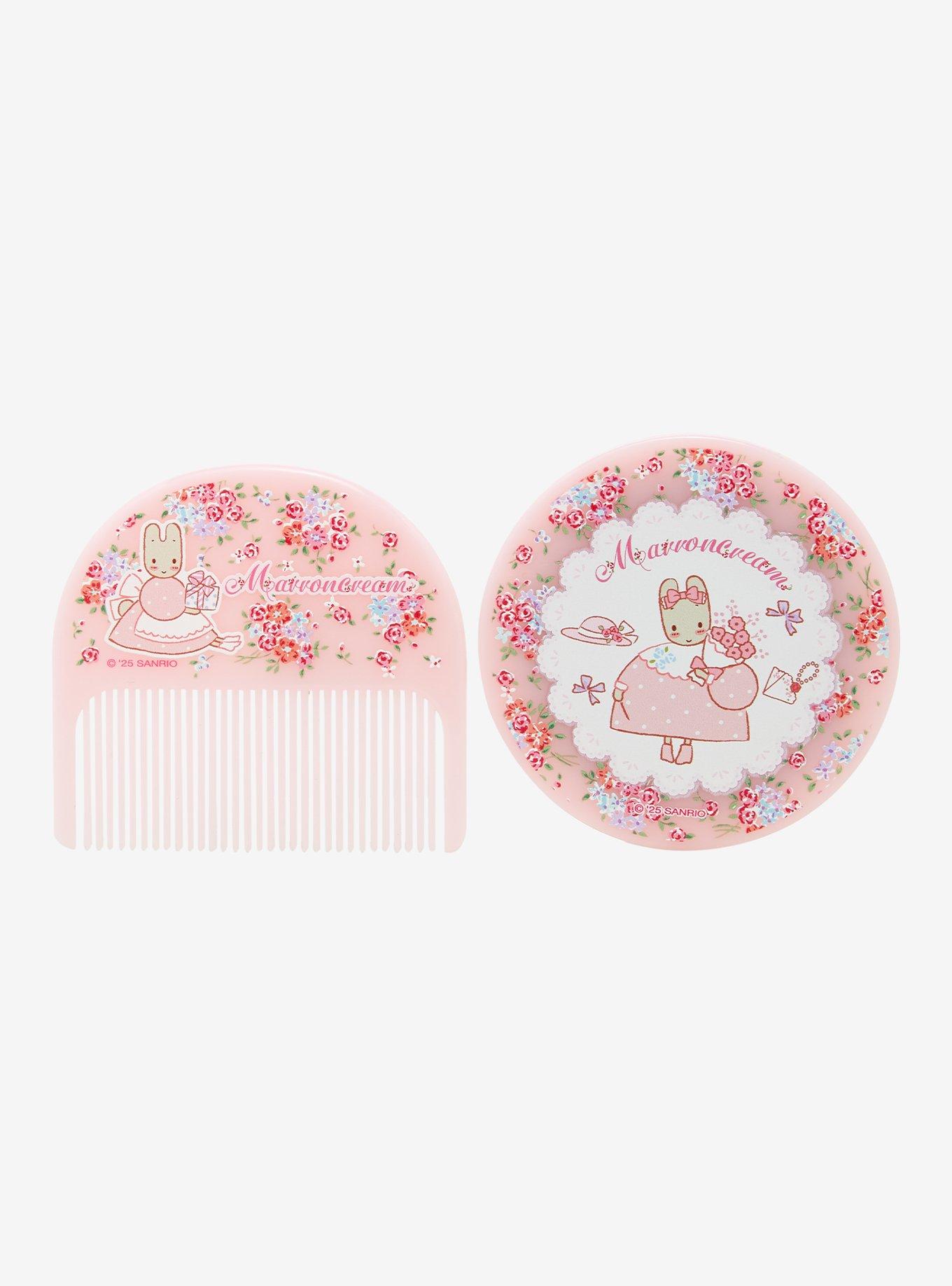 Sanrio Japan Originals Marron Cream Mirror & Comb Set, , alternate