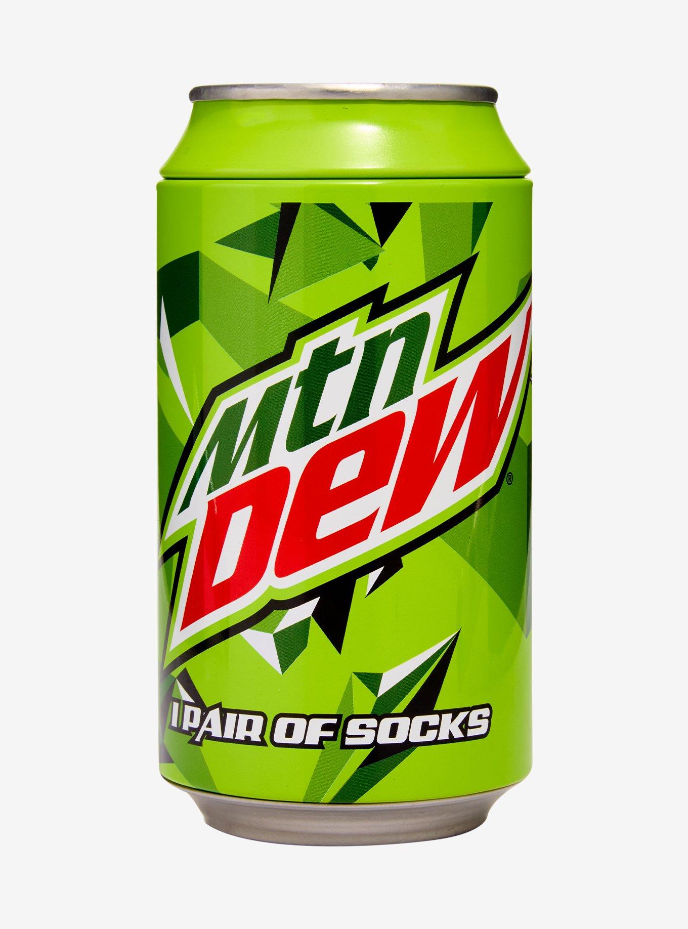 Mountain Dew Bass Pattern Can Crew Socks, , alternate