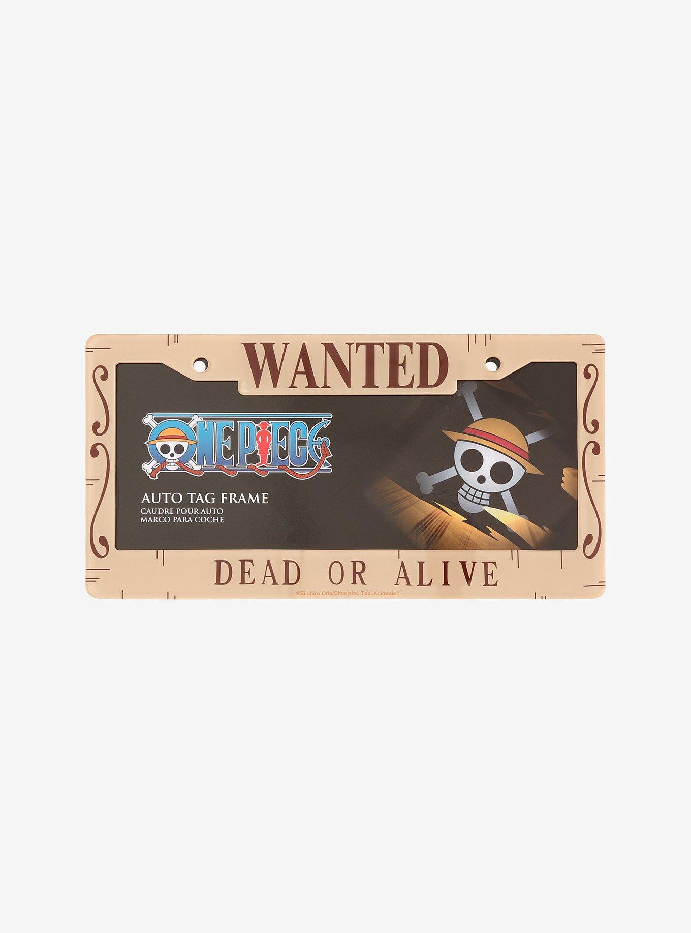 One Piece Wanted Poster License Plate, , hi-res