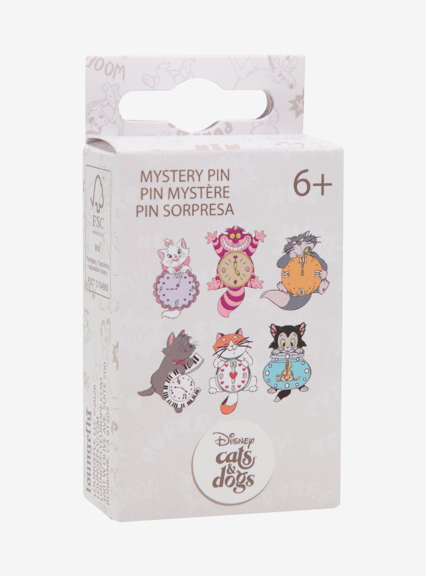 Loungefly Disney Cats Clocks Blind Box Enamel Pin Hot Topic Exclusive, , hi-res