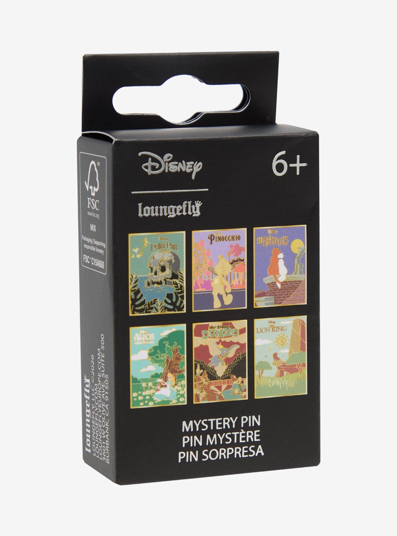 Loungefly Disney Movie Poster Blind Box Enamel Pin Hot Topic Exclusive, , hi-res