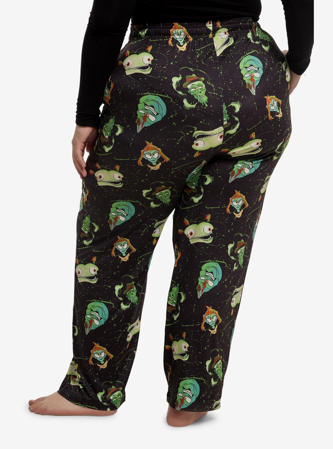 The Gaslight District Smiling Dead Pajama Pants Plus Size, , hi-res