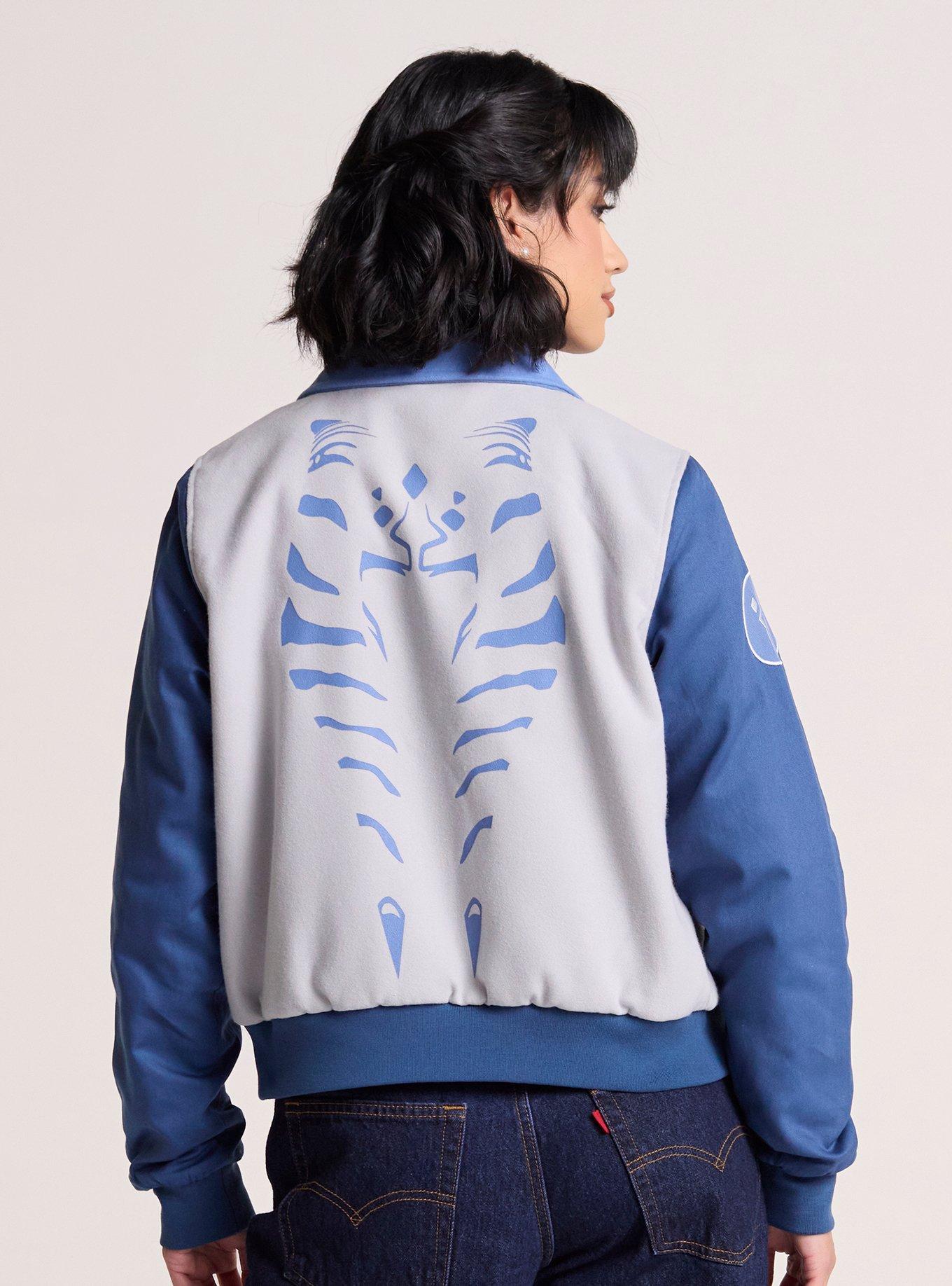 Her Universe Star Wars Ahsoka Tano Varsity Jacket Her Universe Exclusive, MULTI, alternate - view 3