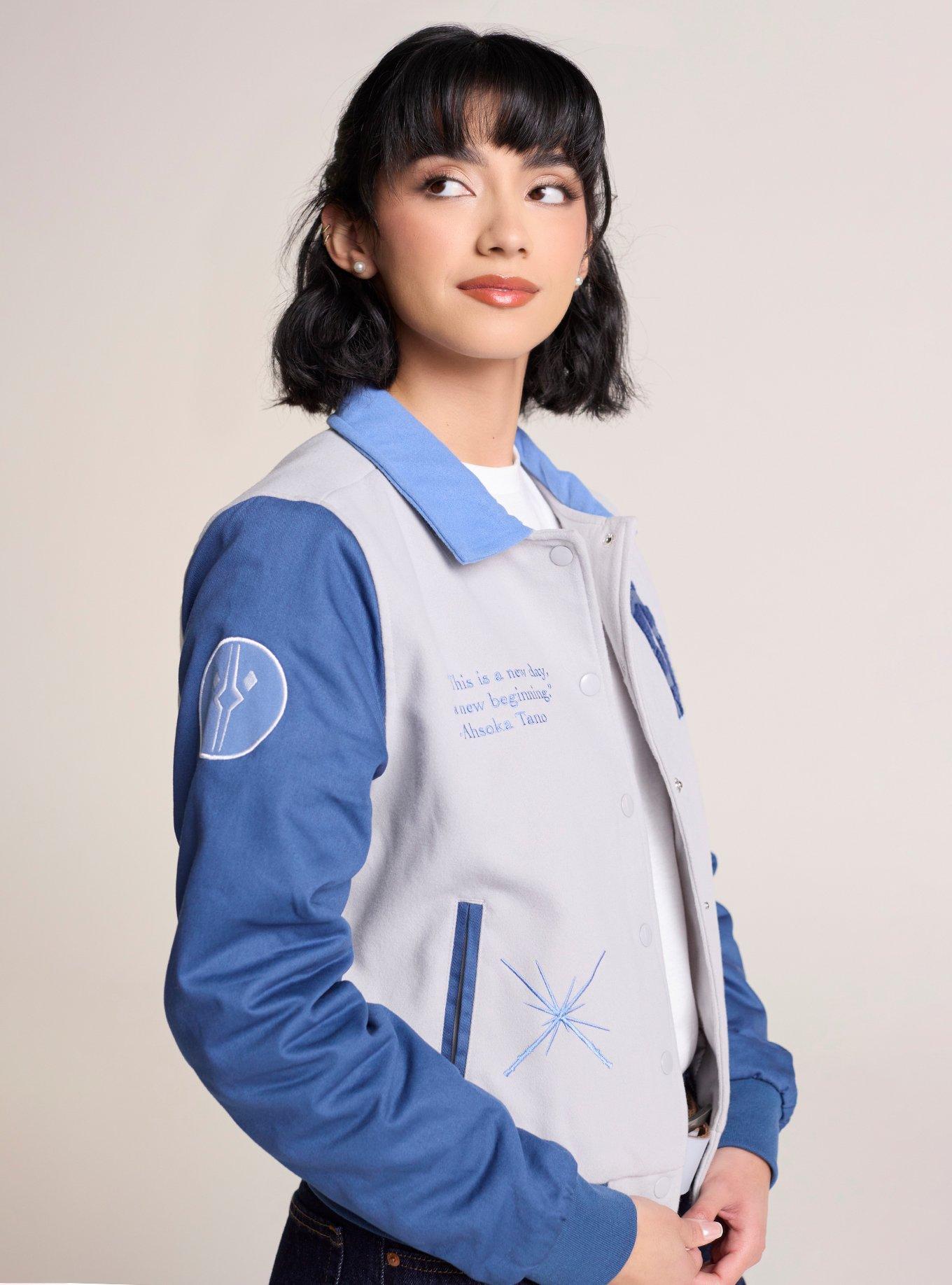 Her Universe Star Wars Ahsoka Tano Varsity Jacket Her Universe Exclusive, MULTI, alternate - view 4