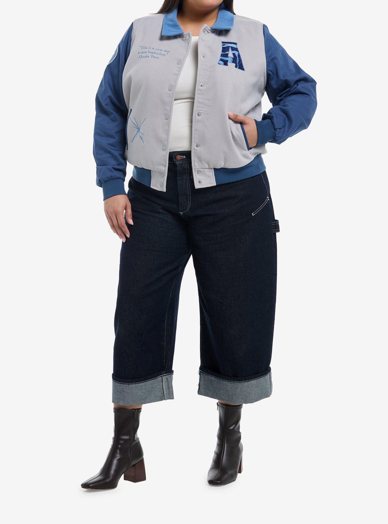 Her Universe Star Wars Ahsoka Tano Varsity Jacket Plus Size Her Universe Exclusive, , hi-res