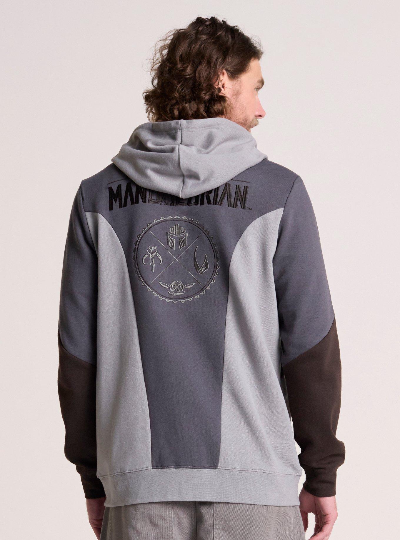 Our Universe Star Wars The Mandalorian Paneled Hoodie Our Universe Exclusive, , hi-res