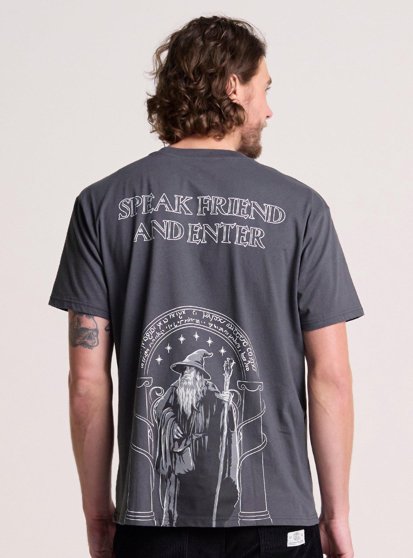 Our Universe The Lord Of The Rings Gandalf Speak Friend T-Shirt Our Universe Exclusive, , hi-res
