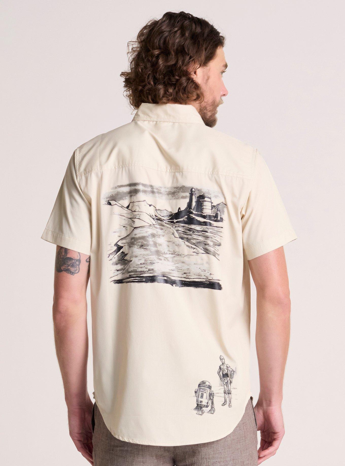 Our Universe Star Wars Return Of The Jedi Art Woven Button-Up Our Universe Exclusive, , hi-res