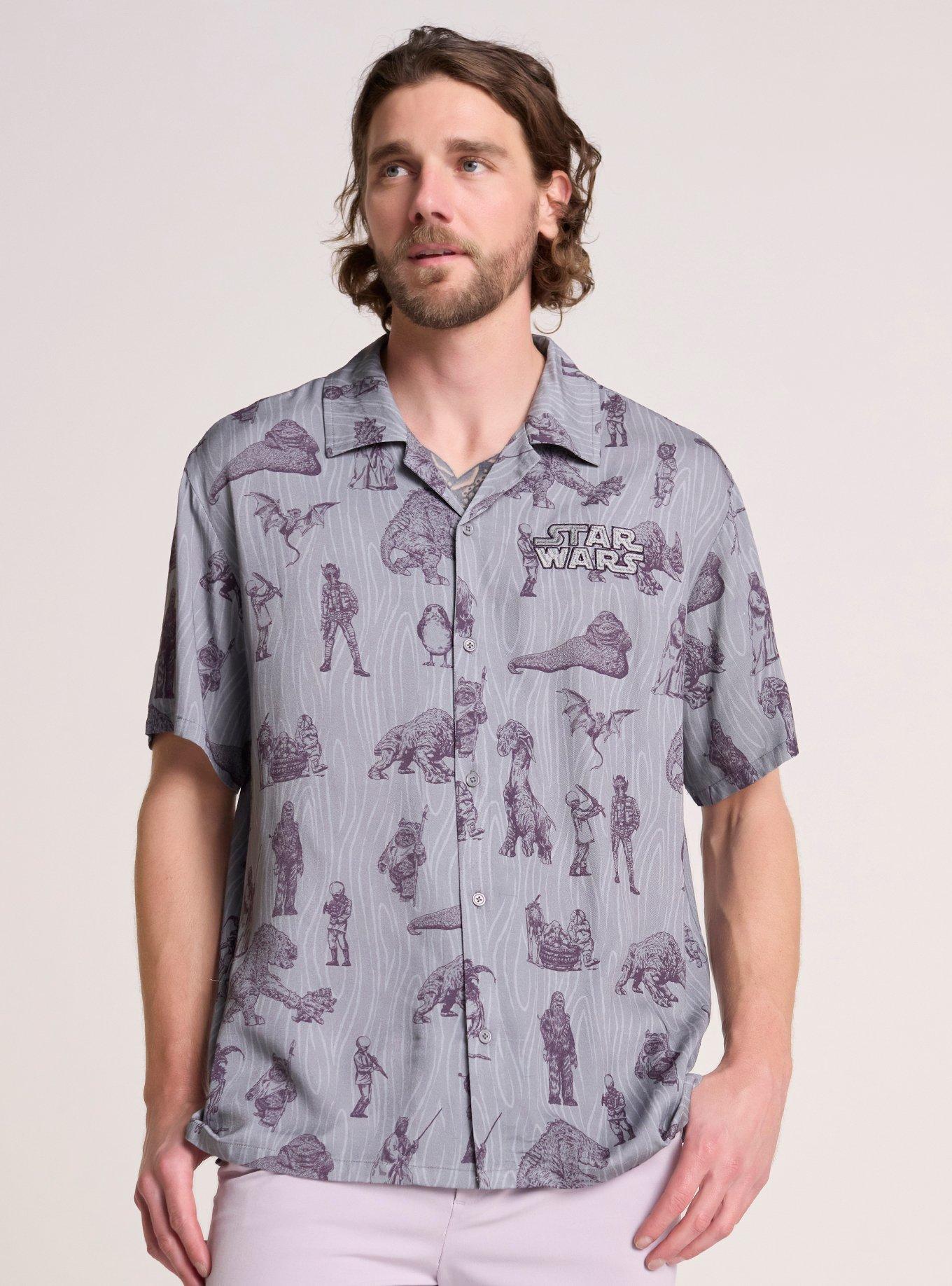 Our Universe Star Wars Creatures Woven Button-Up Our Universe Exclusive, MULTI, alternate - view 5