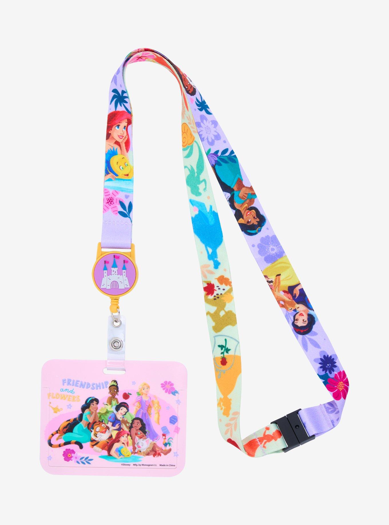 Disney Princess Castle Retractable Lanyard &mdash; BoxLunch Exclusive, , hi-res