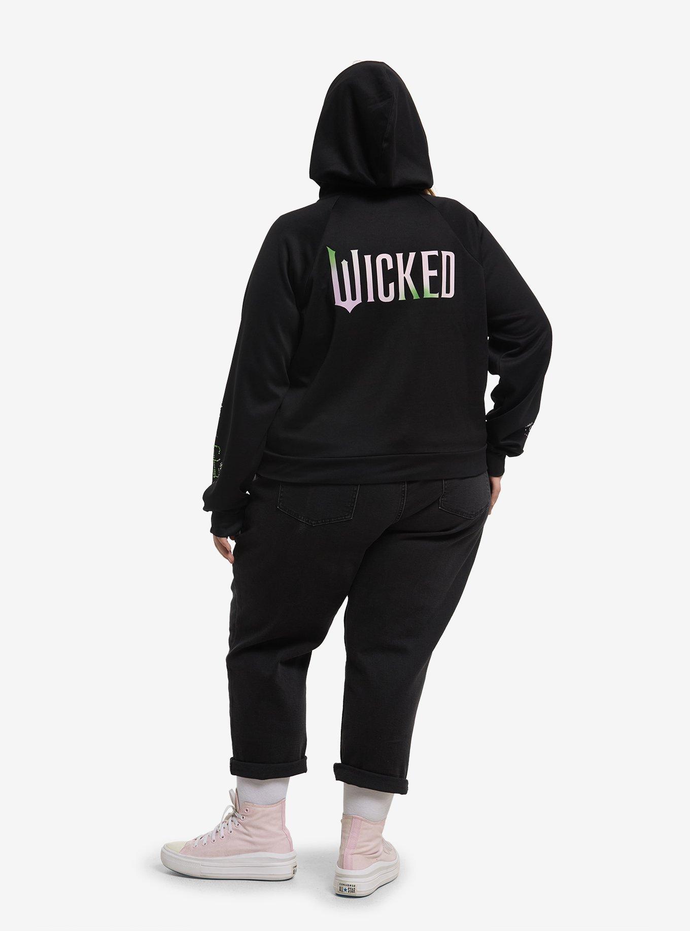 Her Universe Wicked Sparkle Hoodie Plus Size Her Universe Exclusive, MULTI, alternate - view 3