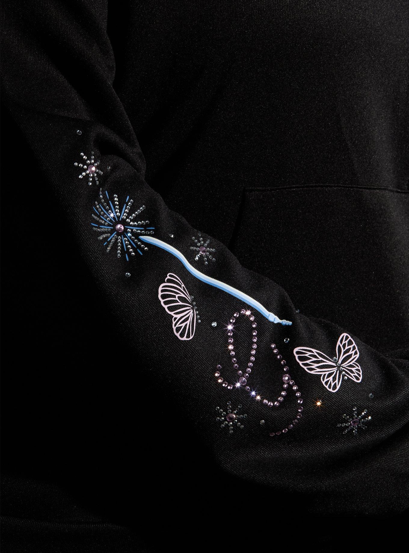 Her Universe Wicked Sparkle Hoodie Plus Size Her Universe Exclusive, MULTI, alternate - view 4