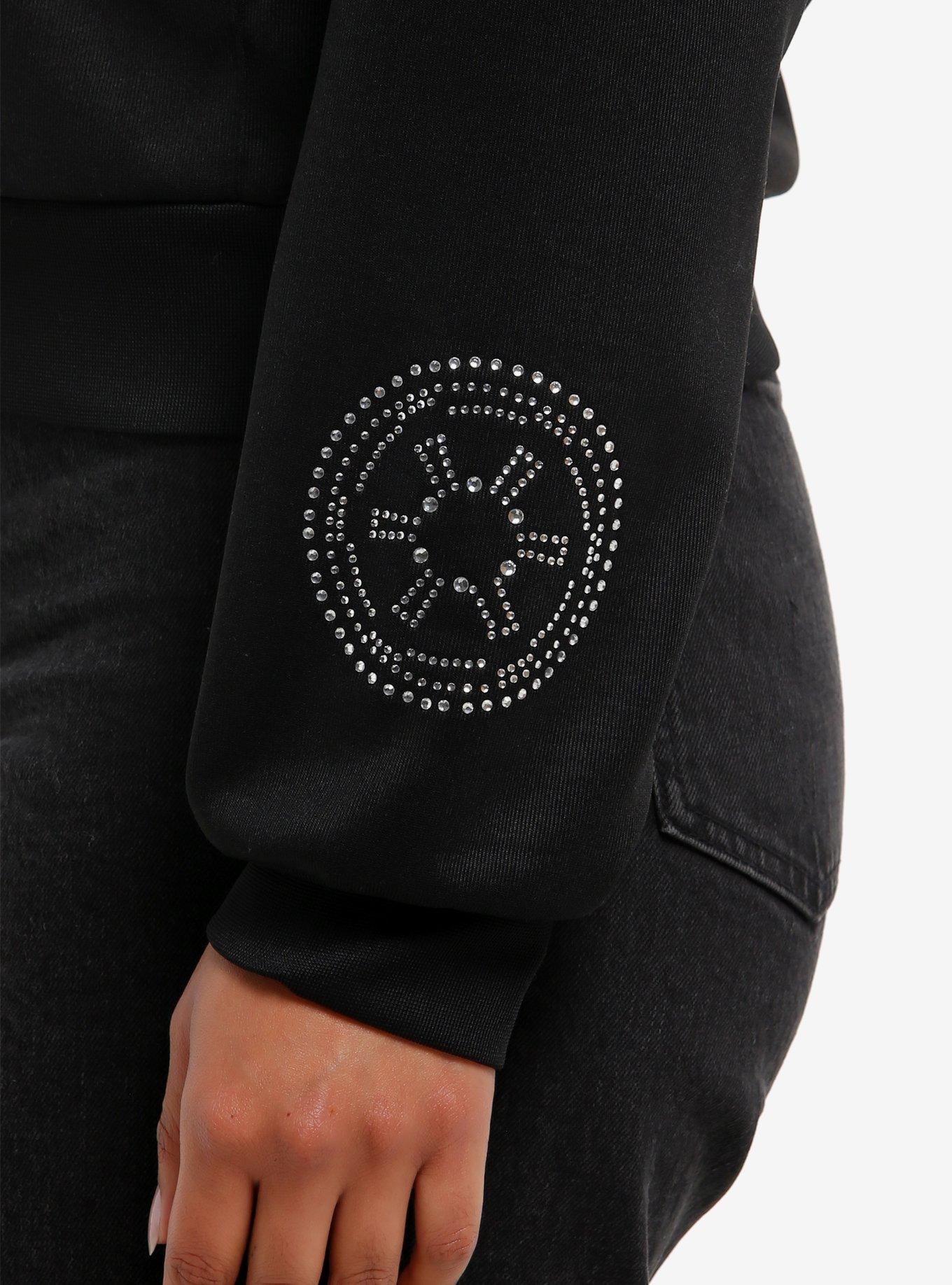 Her Universe Star Wars Sparkle Hoodie Her Universe Exclusive, BLACK  WHITE, alternate - view 4