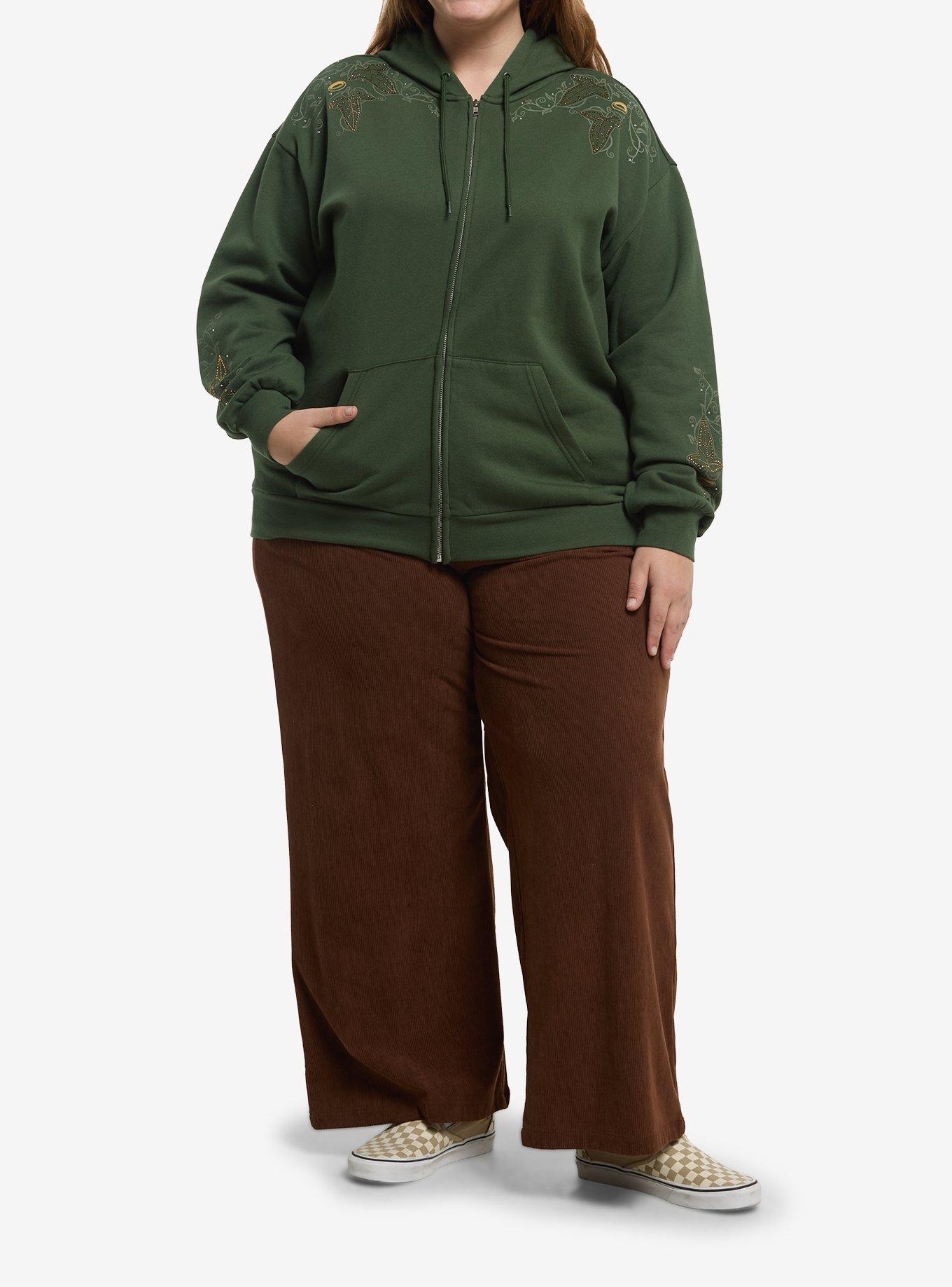 Her Universe The Lord Of The Rings Sparkle Hoodie Plus Size Her Universe Exclusive, , hi-res