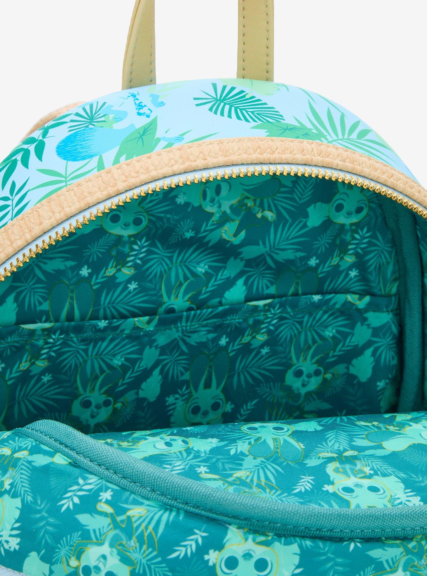 Loungefly Disney Zootopia 2 Judy Hopps Tropical Mini Backpack, , alternate - view 4