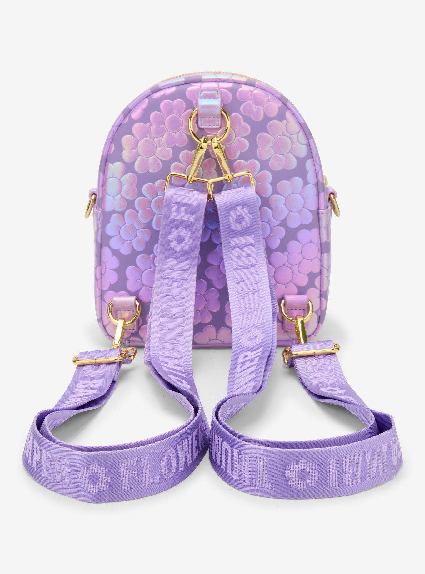 Loungefly Disney Bambi Lavender Iridescent Micro Mini Backpack, , alternate - view 3
