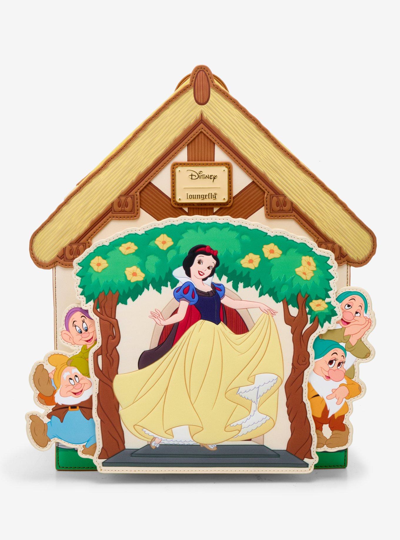 Loungefly Disney Snow White And The Seven Dwarfs Figural Cottage Mini Backpack, , hi-res