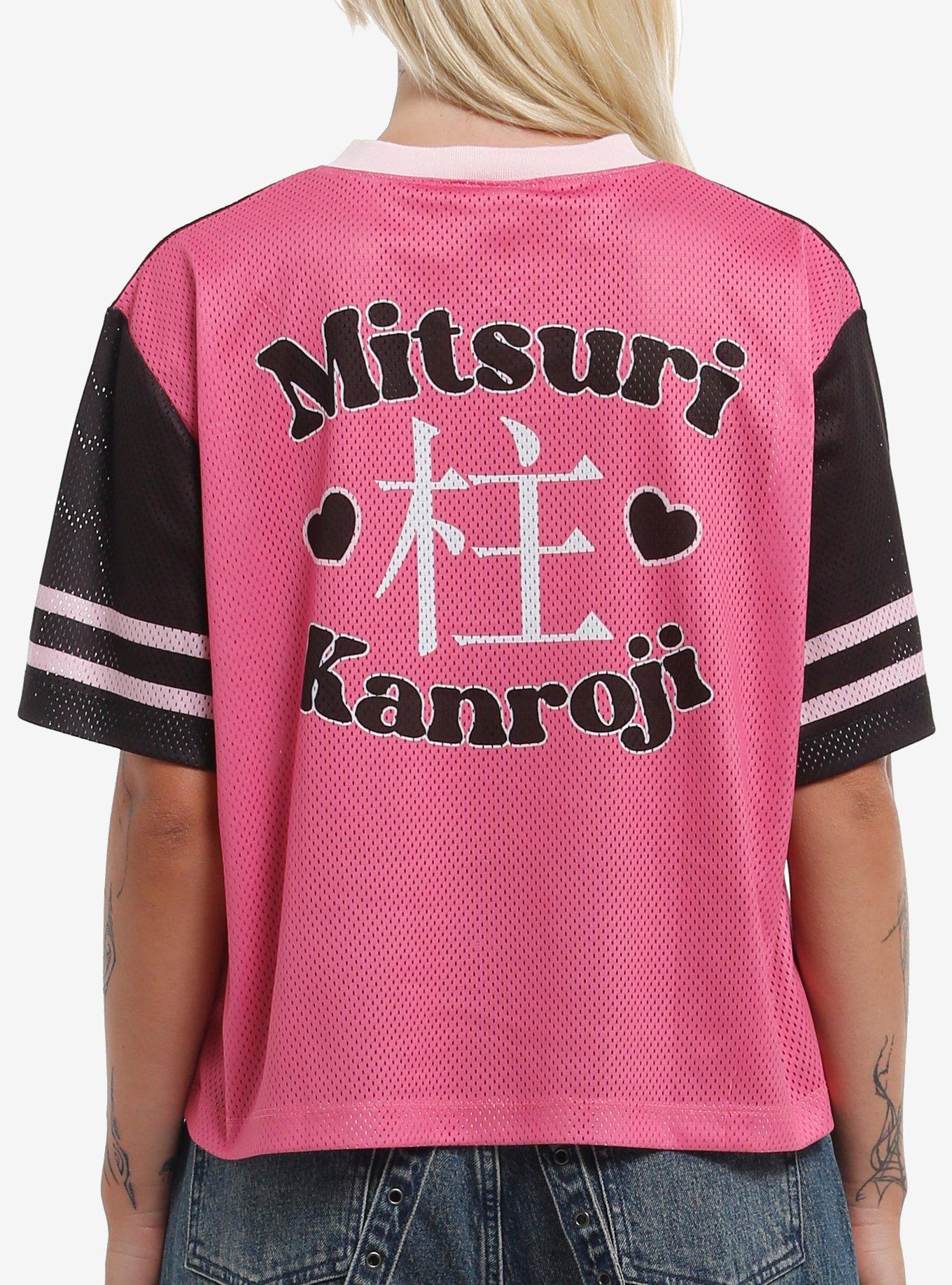 Demon Slayer: Kimetsu No Yaiba Mitsuri Girls Crop Jersey Top, , hi-res
