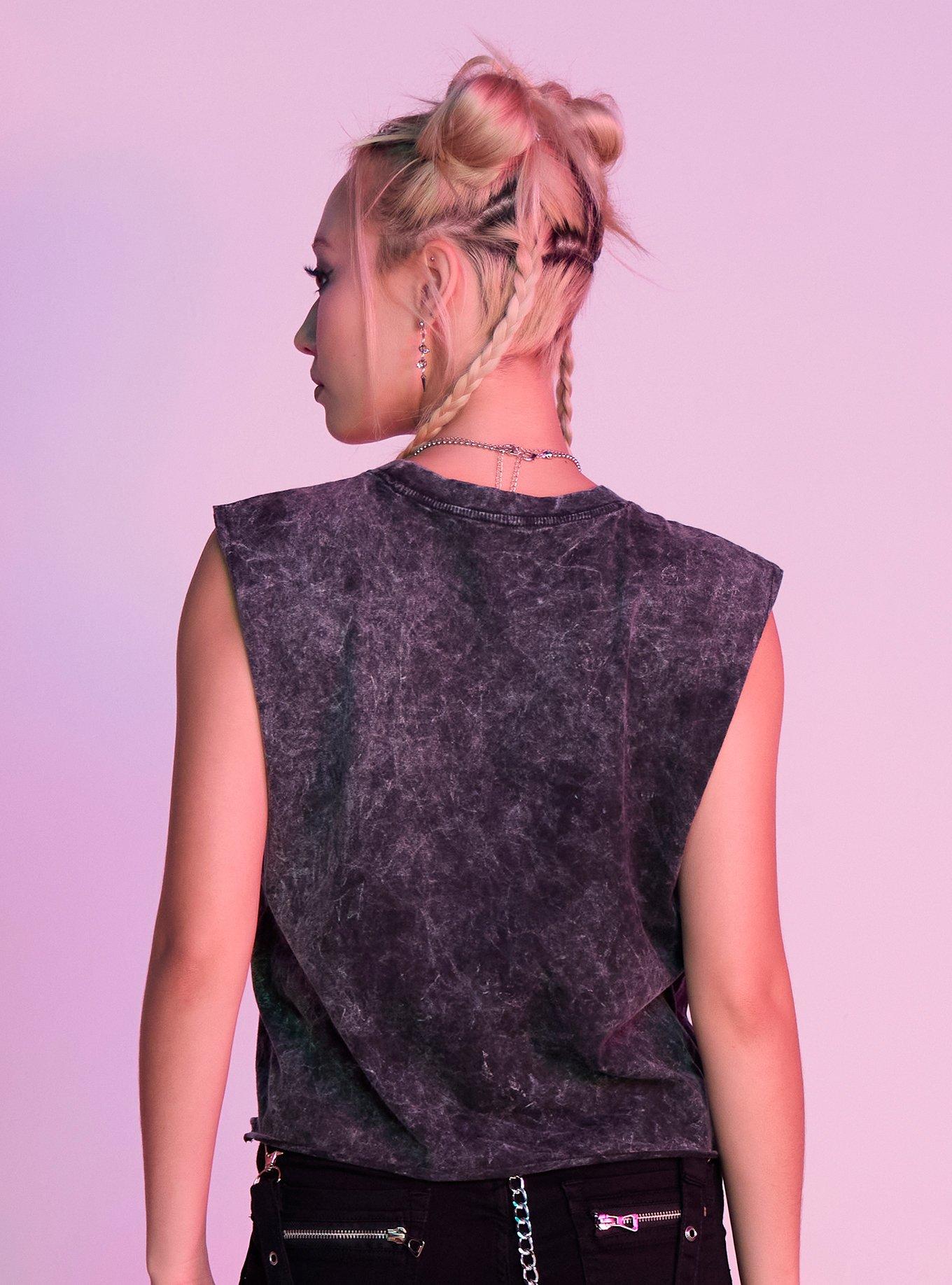 Murder Drones Uzi Mineral Wash Girls Muscle Tank Top, , alternate