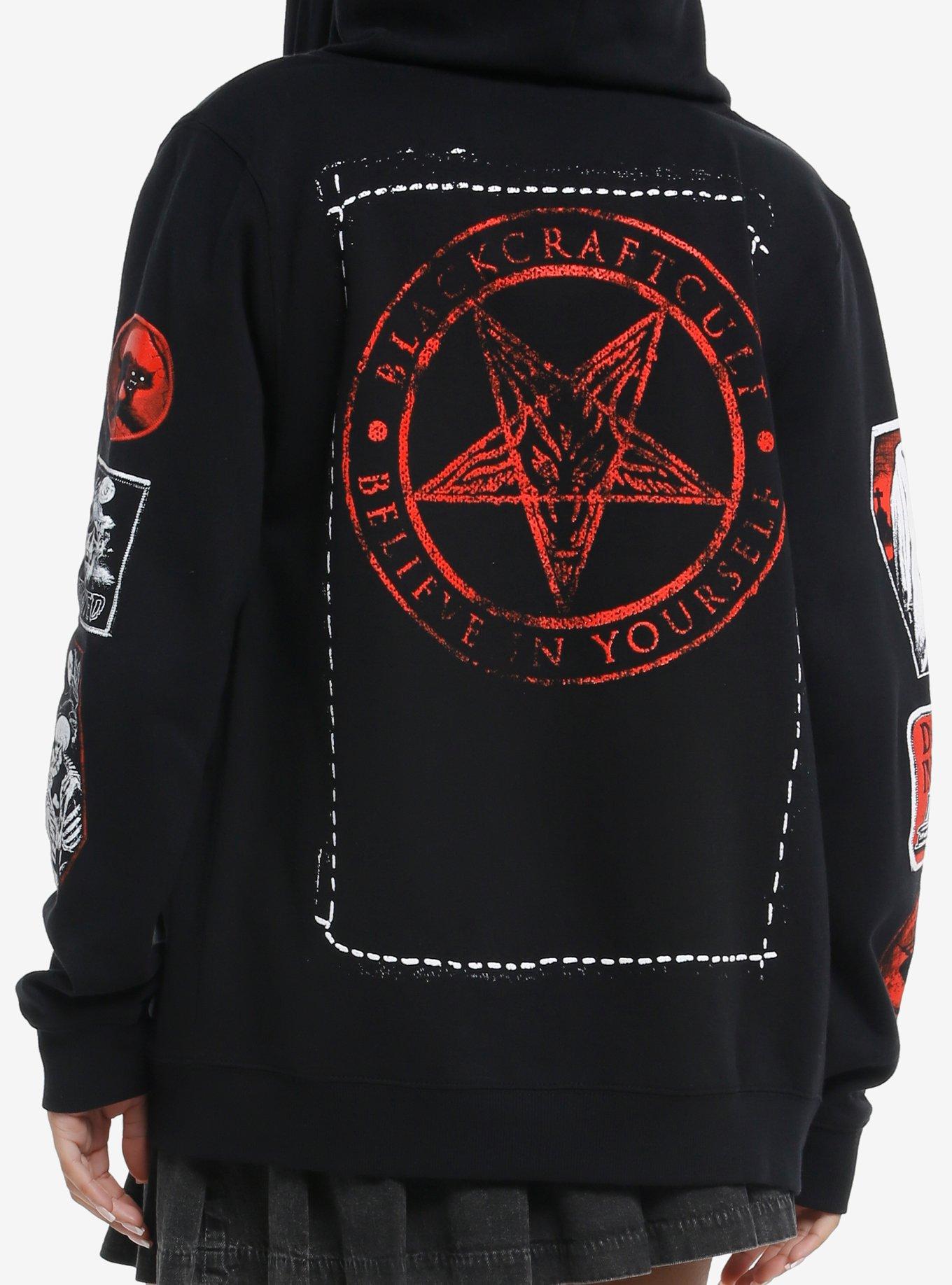 Blackcraft Halloween Patches Girls Hoodie, , hi-res