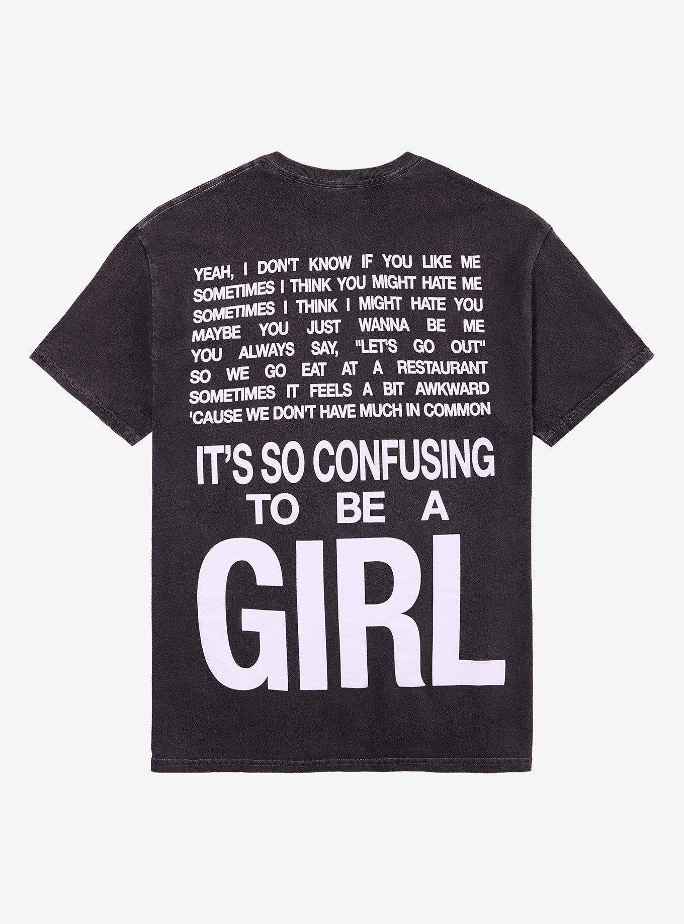 Charli XCX Girl, So Confusing Lyrics Two-Sided T-Shirt, , hi-res
