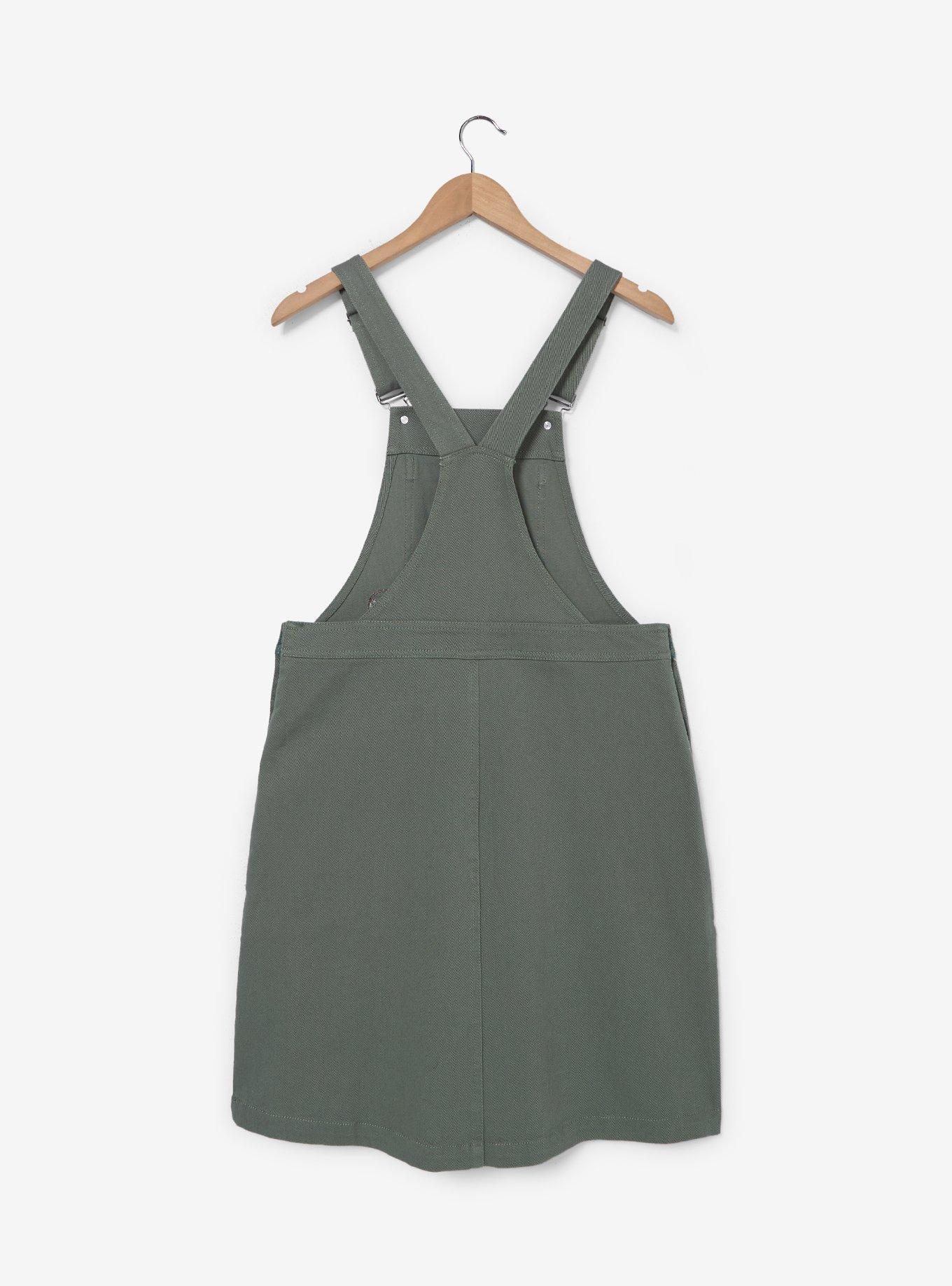 Disney Winnie the Pooh Patch Overall Dress — BoxLunch Exclusive