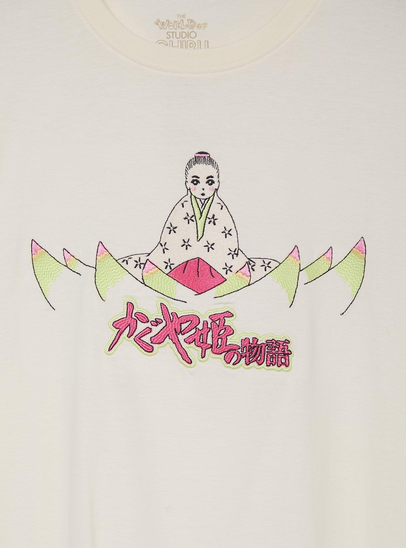 Studio Ghibli® The Tale of Princess Kaguya Embroidered Women's T-Shirt - BoxLunch Exclusive