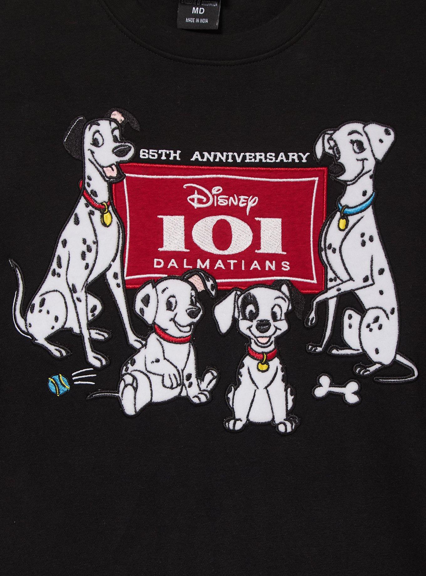 Disney 101 Dalmatians Logo Color Block Crewneck - BoxLunch Exclusive, , hi-res