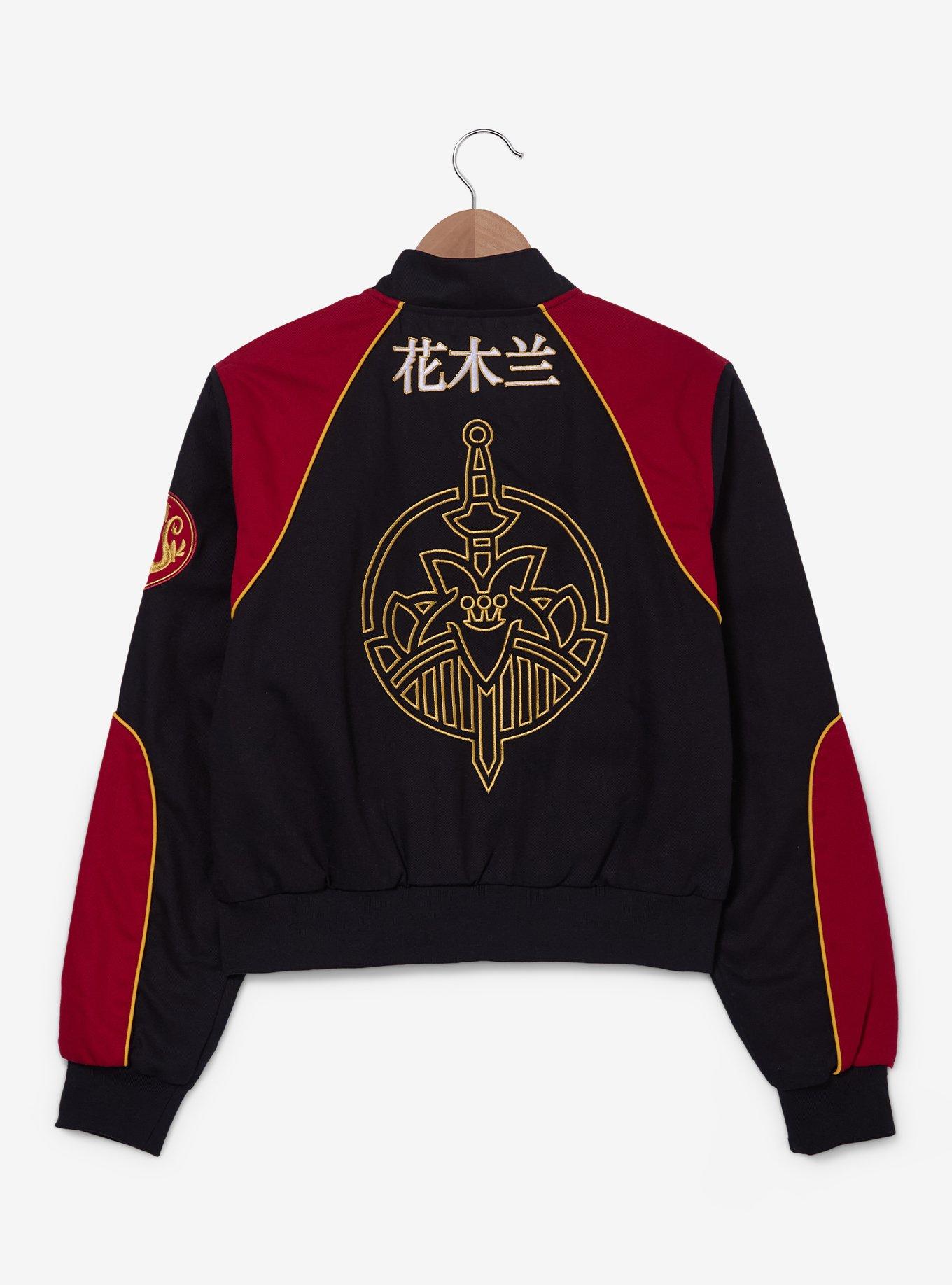 Disney Mulan Icons Women's Cropped Moto Jacket &mdash; BoxLunch Exclusive, , hi-res