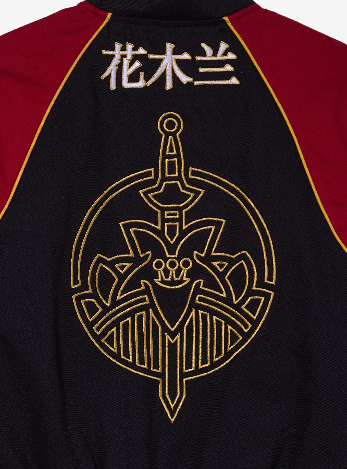 Disney Mulan Icons Women's Cropped Moto Jacket &mdash; BoxLunch Exclusive, MULTI, alternate