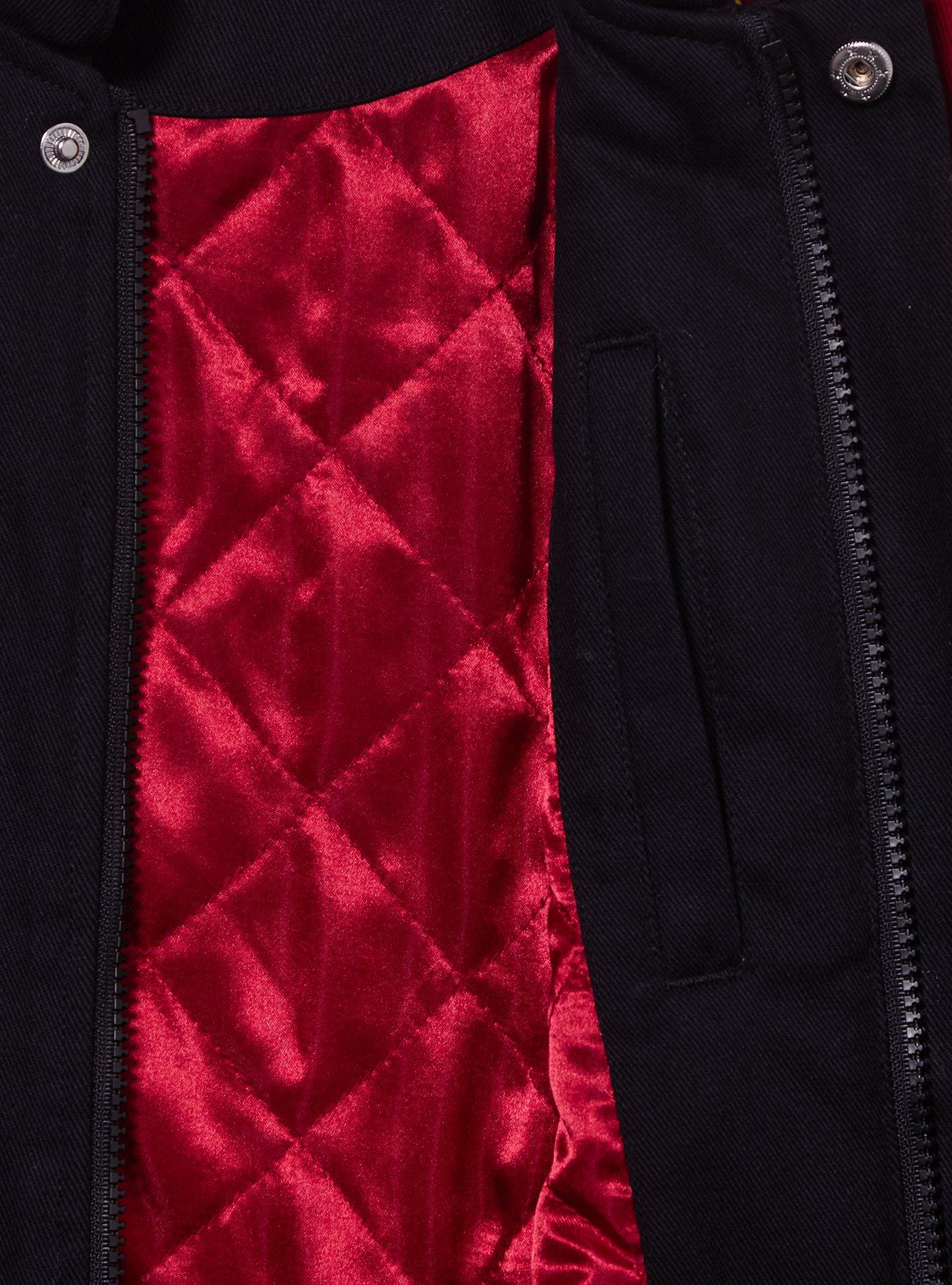 Disney Mulan Icons Women's Cropped Moto Jacket &mdash; BoxLunch Exclusive, MULTI, alternate