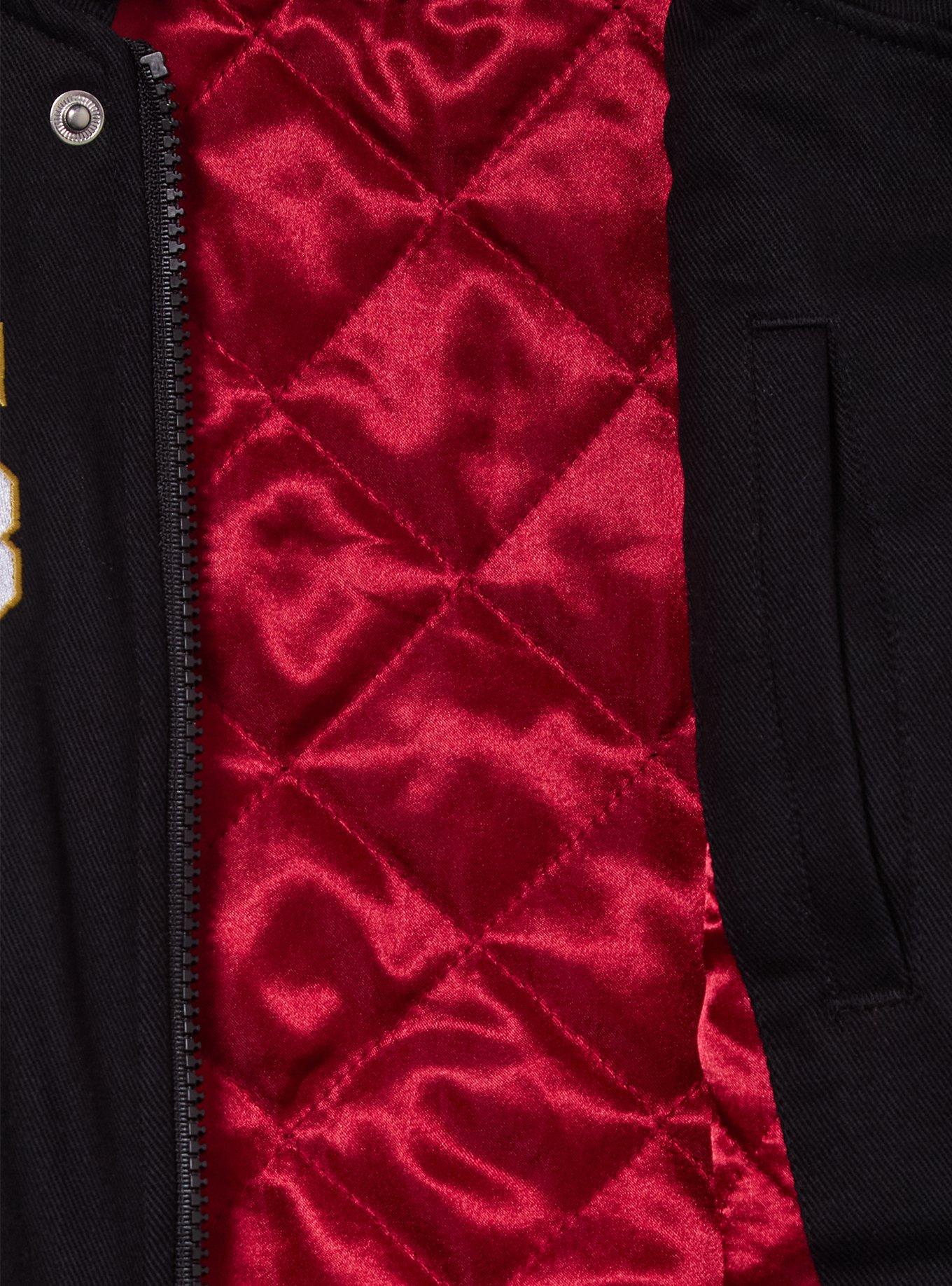 Disney Mulan Icons Women's Plus Size Cropped Moto Jacket &mdash; BoxLunch Exclusive, MULTI, alternate