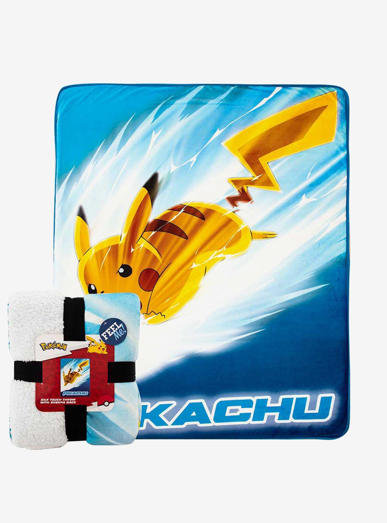 Pokémon Pikachu Sherpa Throw Blanket, , hi-res